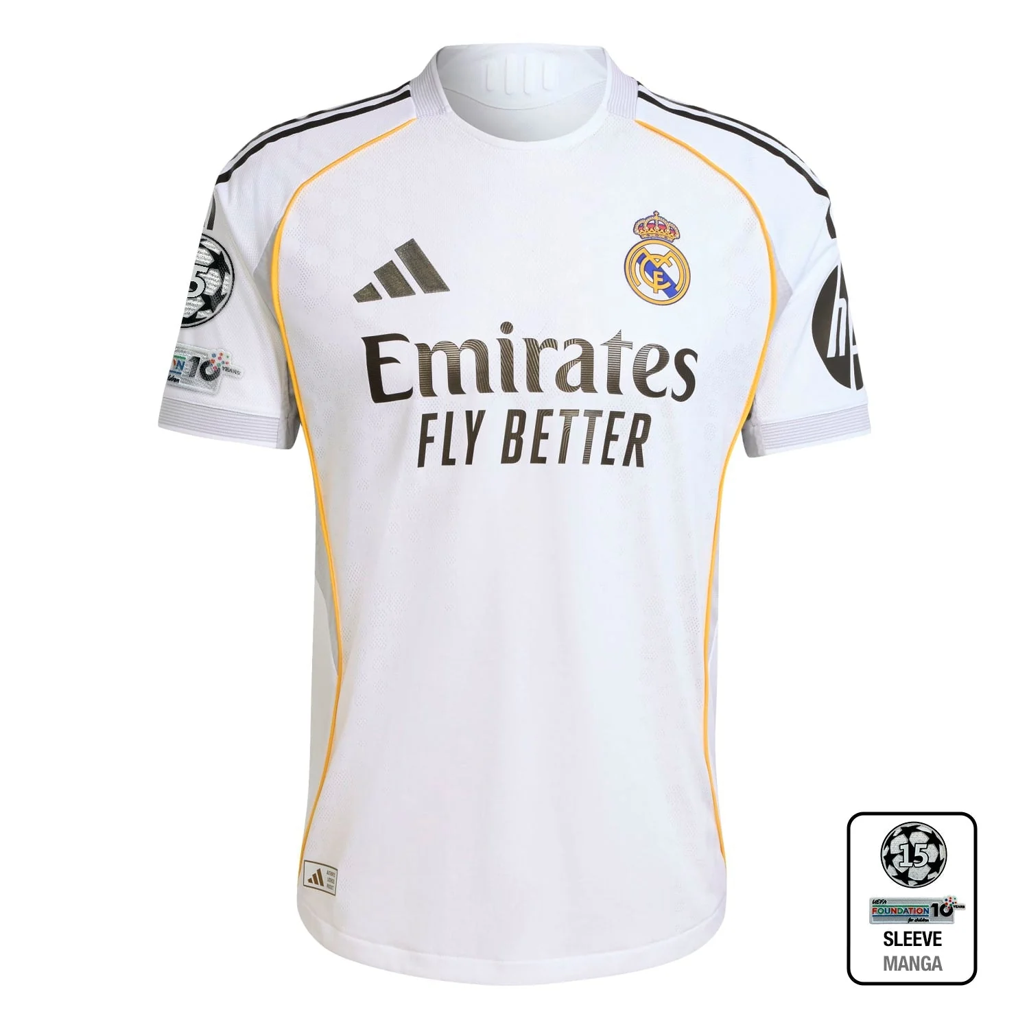Mens Home Authentic Jersey 25/26 White - Image 9