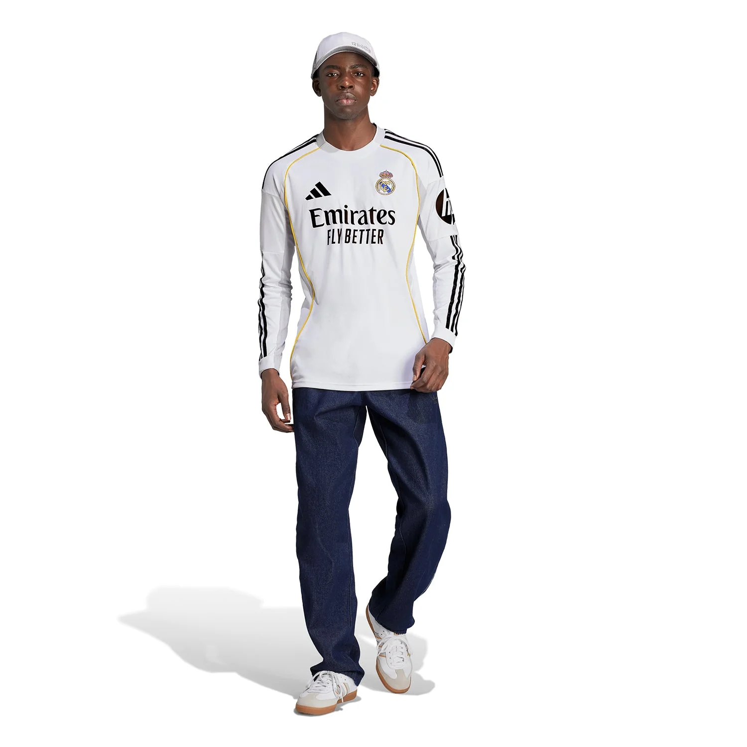 Mens Home Long Sleeve Shirt 25/26 White - Image 4