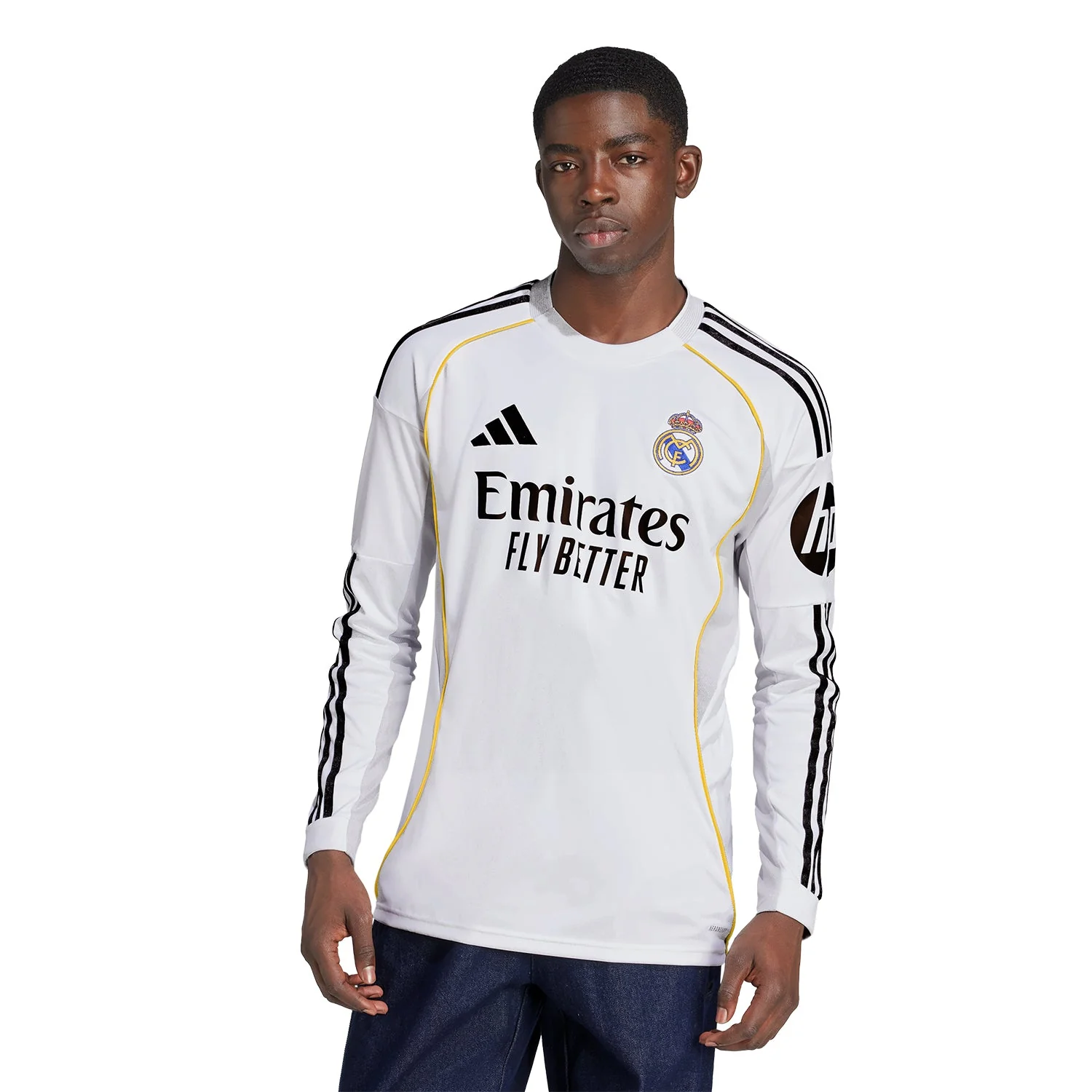 Mens Home Long Sleeve Shirt 25/26 White - Image 5