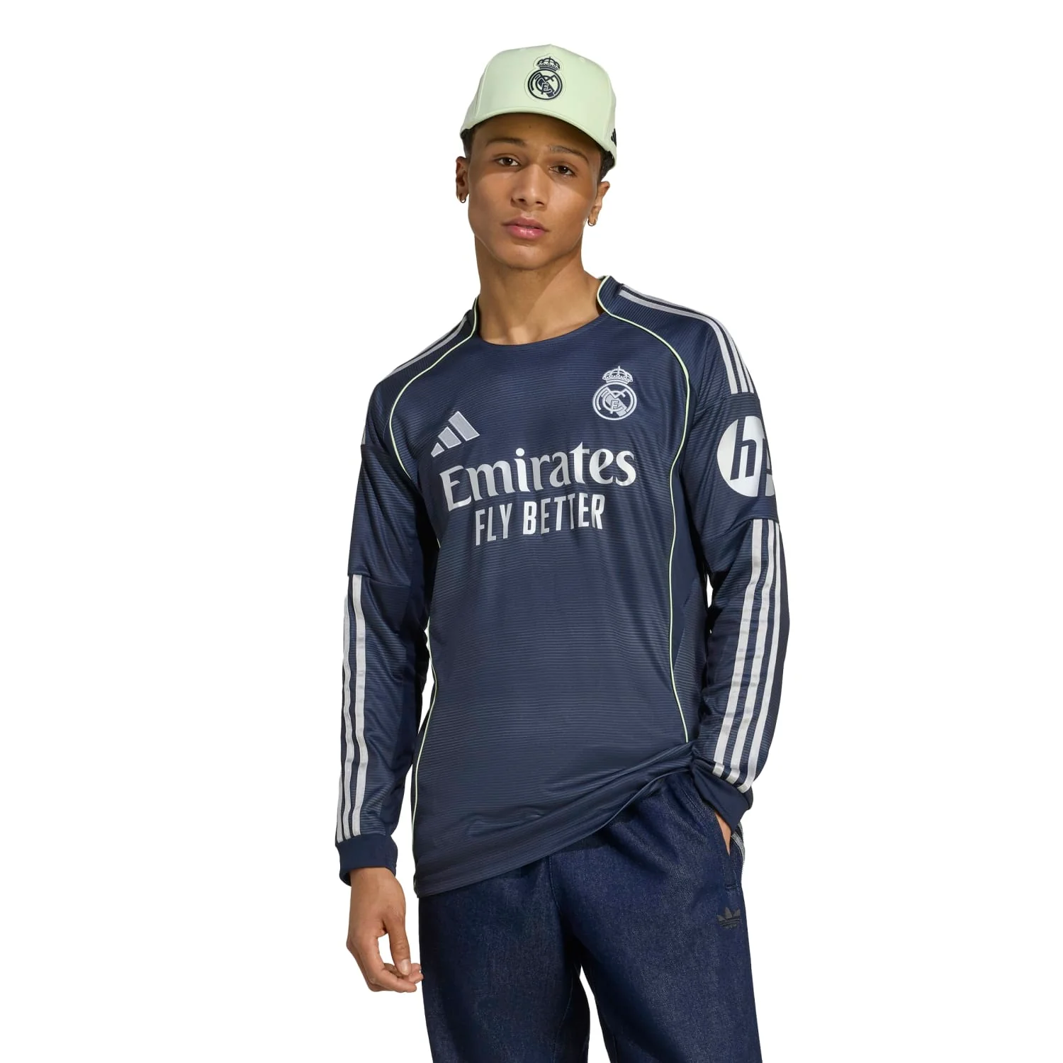 Mens Away Long Sleeve Shirt 25/26 Navy - Image 4