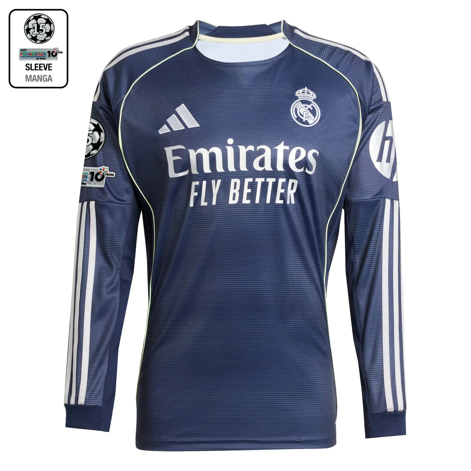 Mens Away Long Sleeve Shirt 25/26 Navy - Image 9