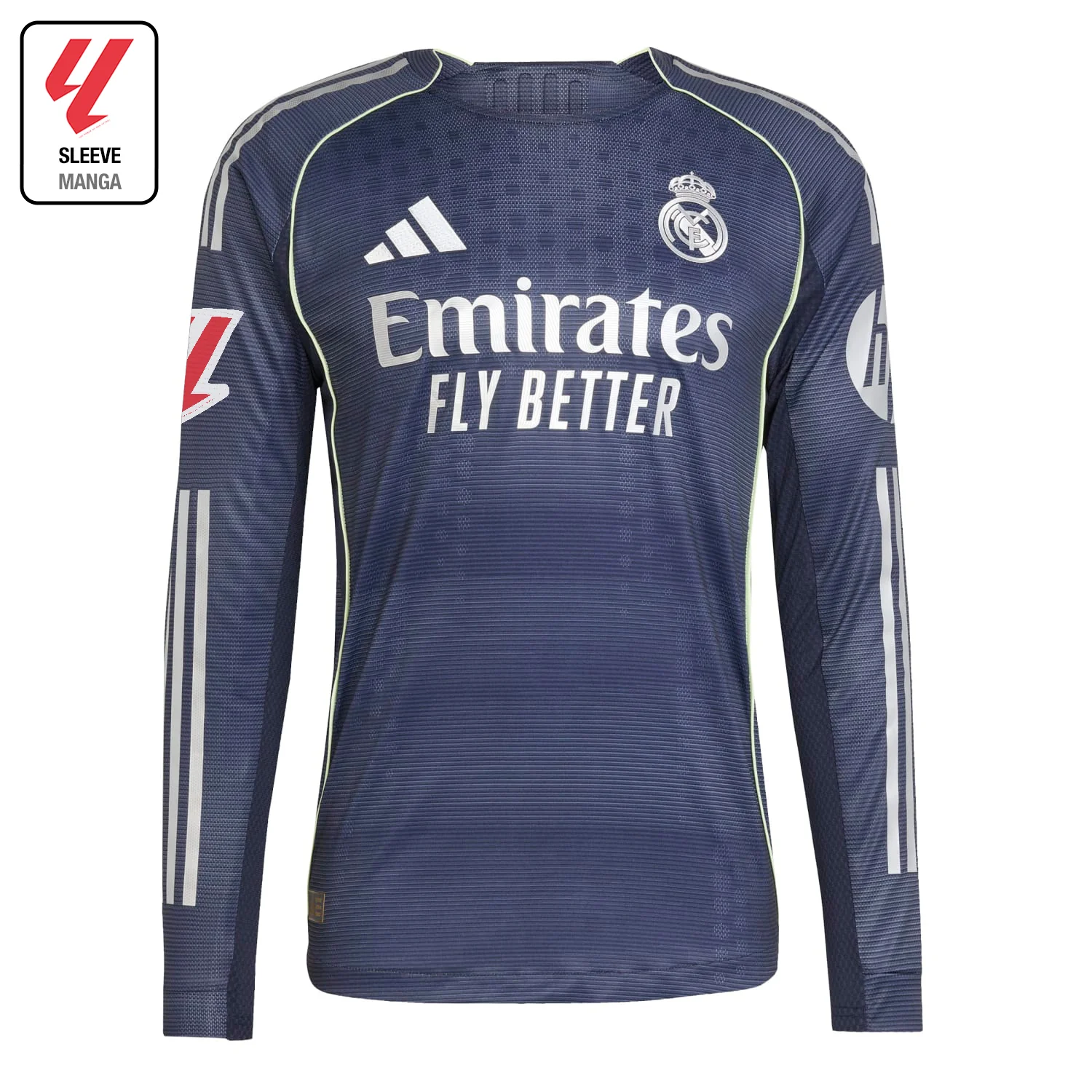 Mens Away Long Sleeve Authentic Jersey 25/26 Navy - Image 13