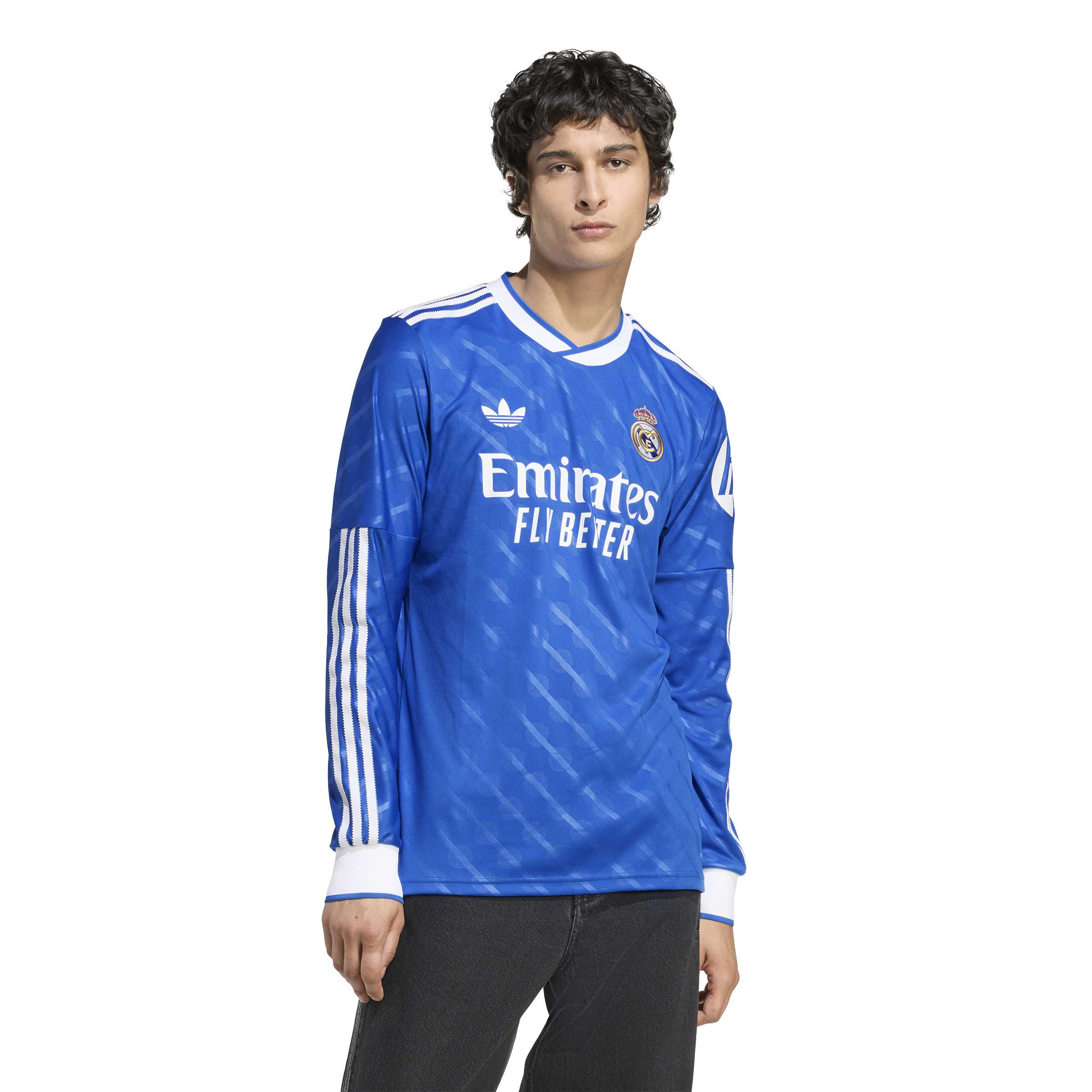 Mens Third Long Sleeve Shirt 25/26 Blue - Image 4