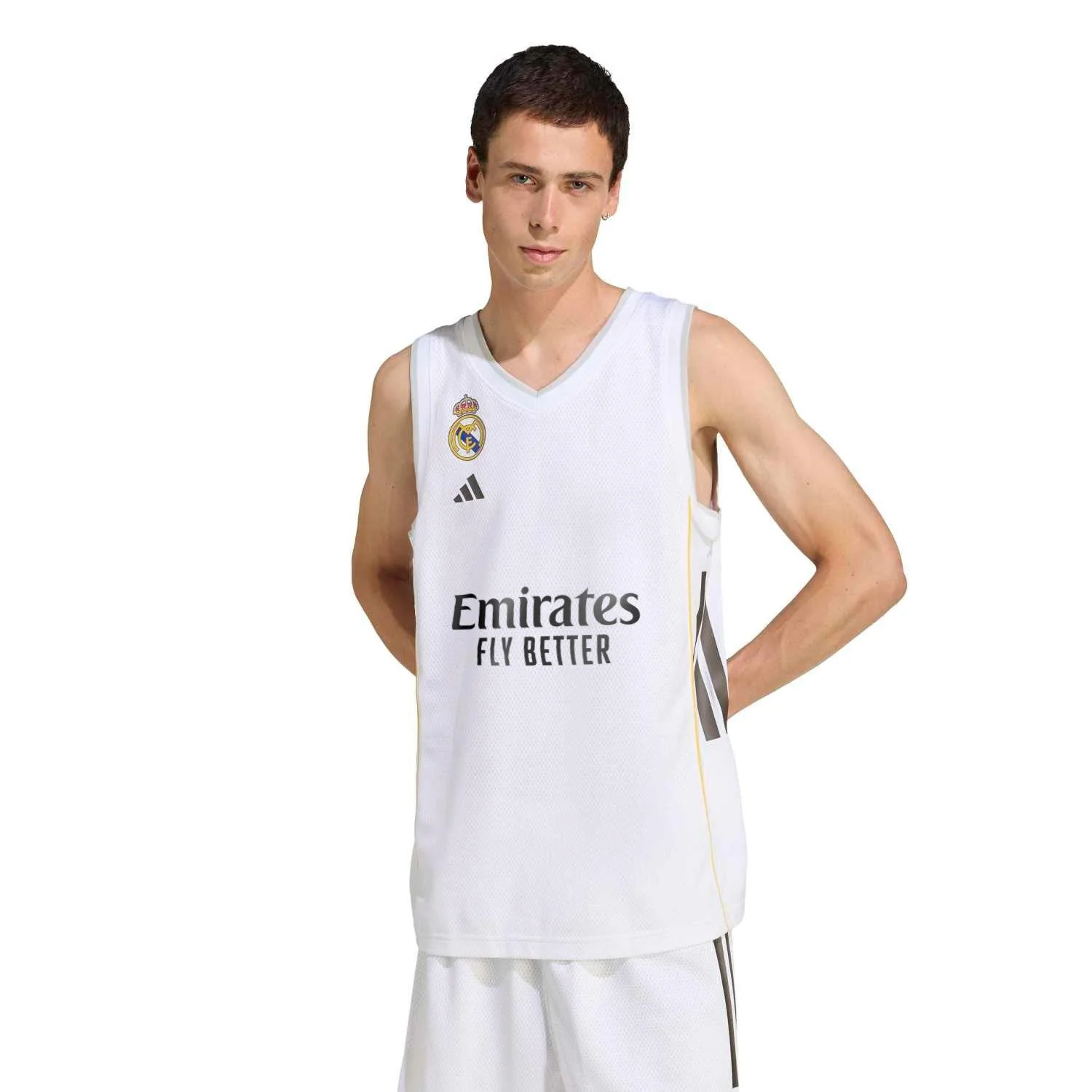 Mens Home Basketball Shirt 25/26 White - Image 2