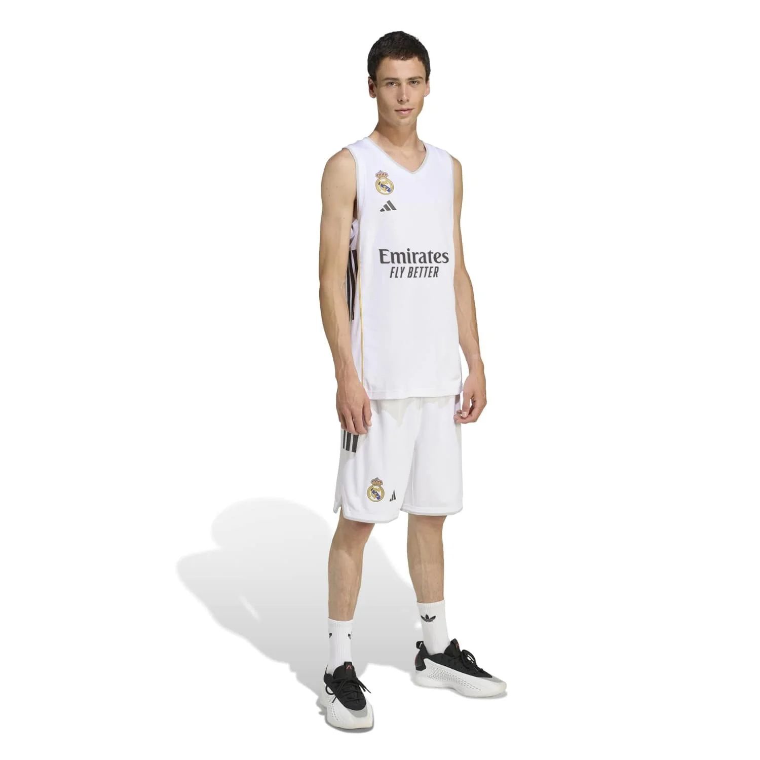 Mens Home Basketball Shirt 25/26 White - Image 4
