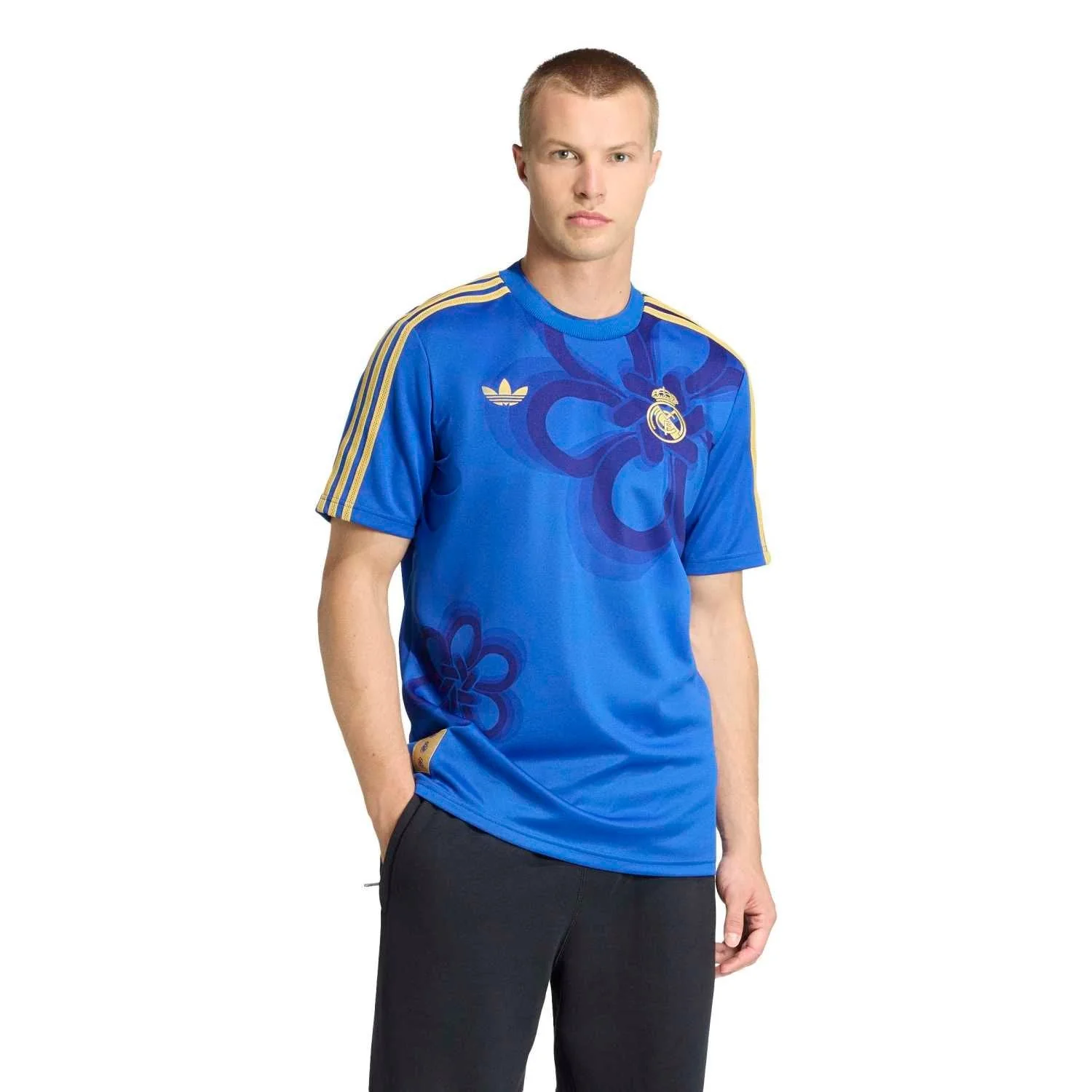 Mens adidas Chinese Knot Pack Shirt 25/26 Blue - Image 3