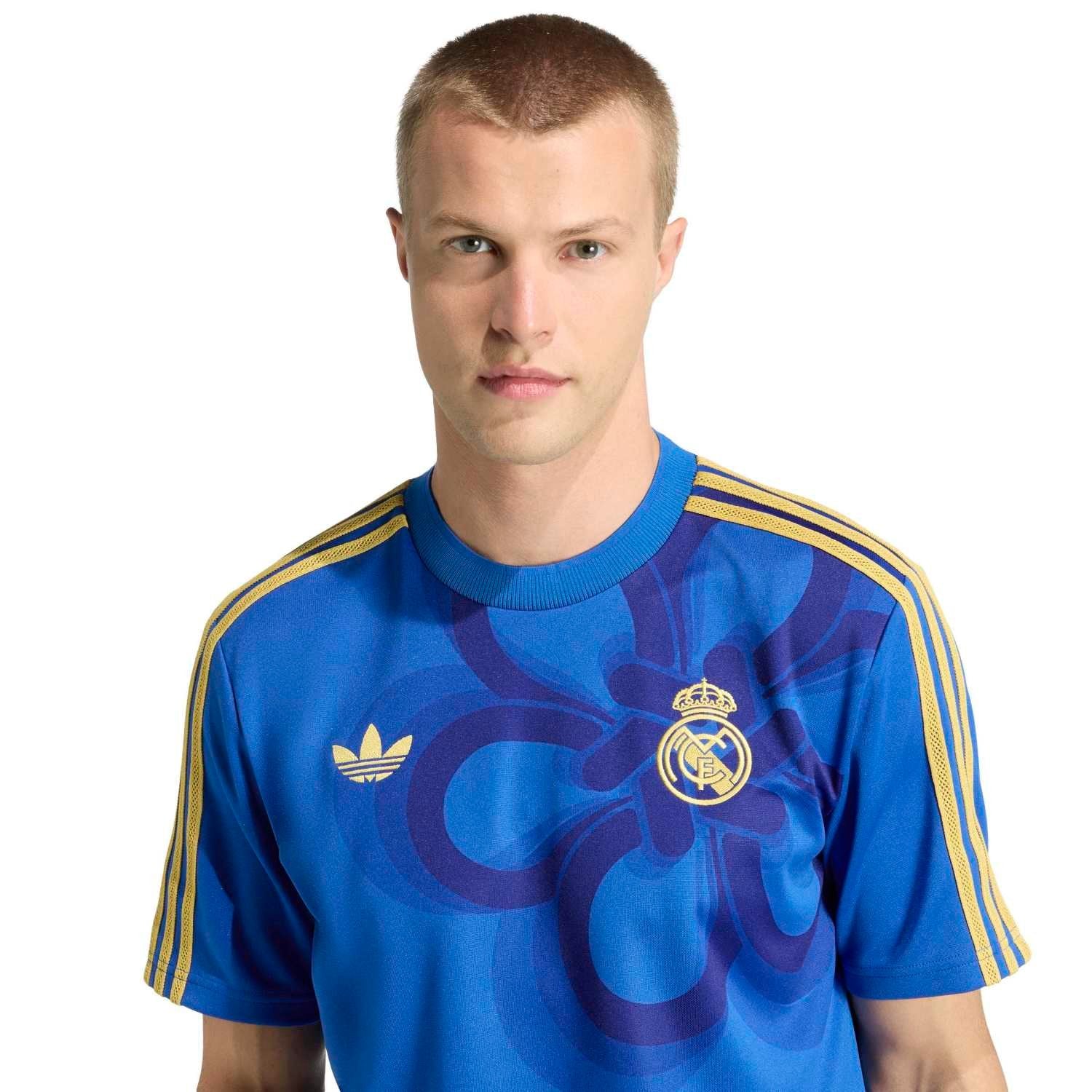 Mens adidas Chinese Knot Pack Shirt 25/26 Blue - Image 5