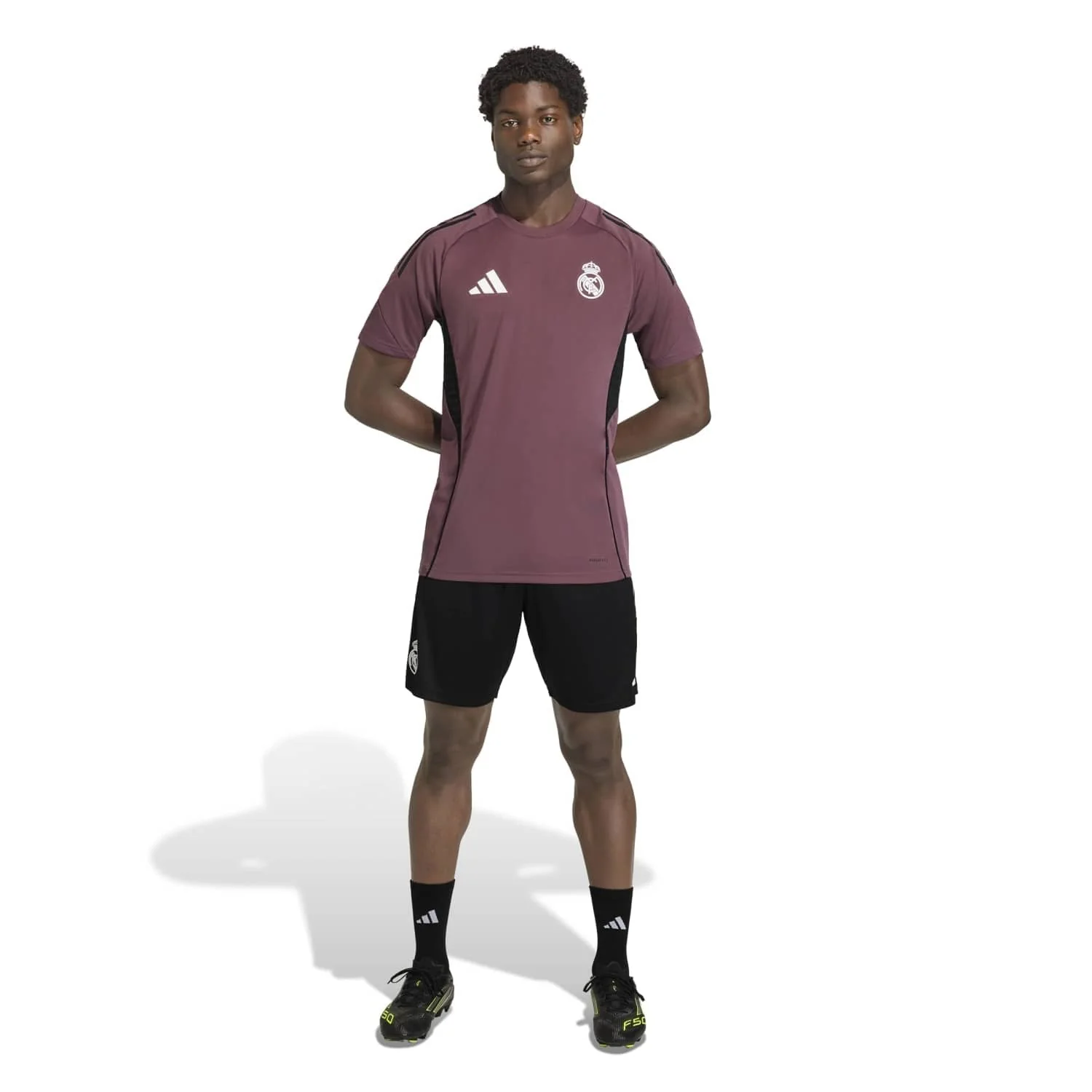 Mens adidas Training Shirt 25/26 Purple - Image 7
