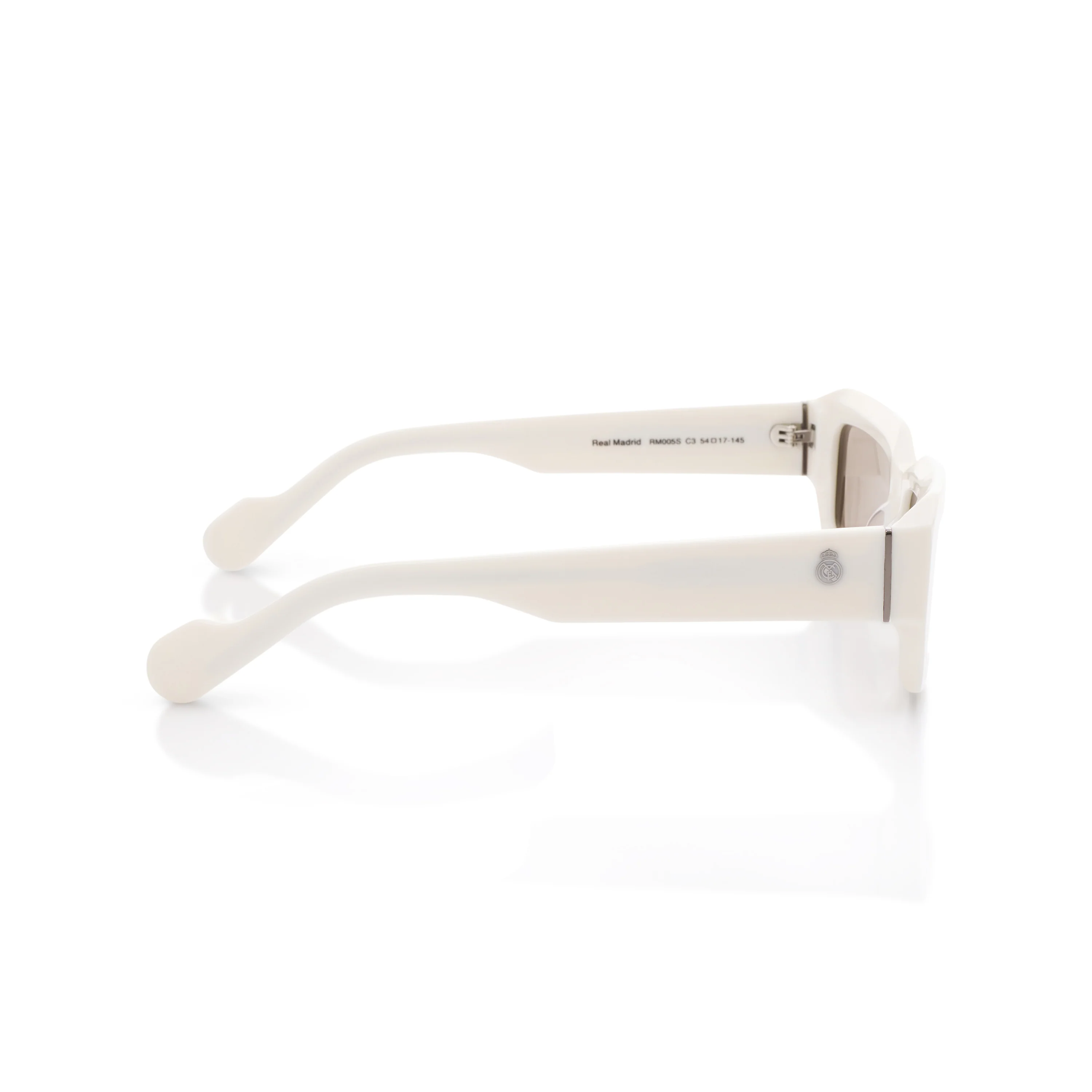 Square Real Madrid Acetate Sunglasses White - Image 6