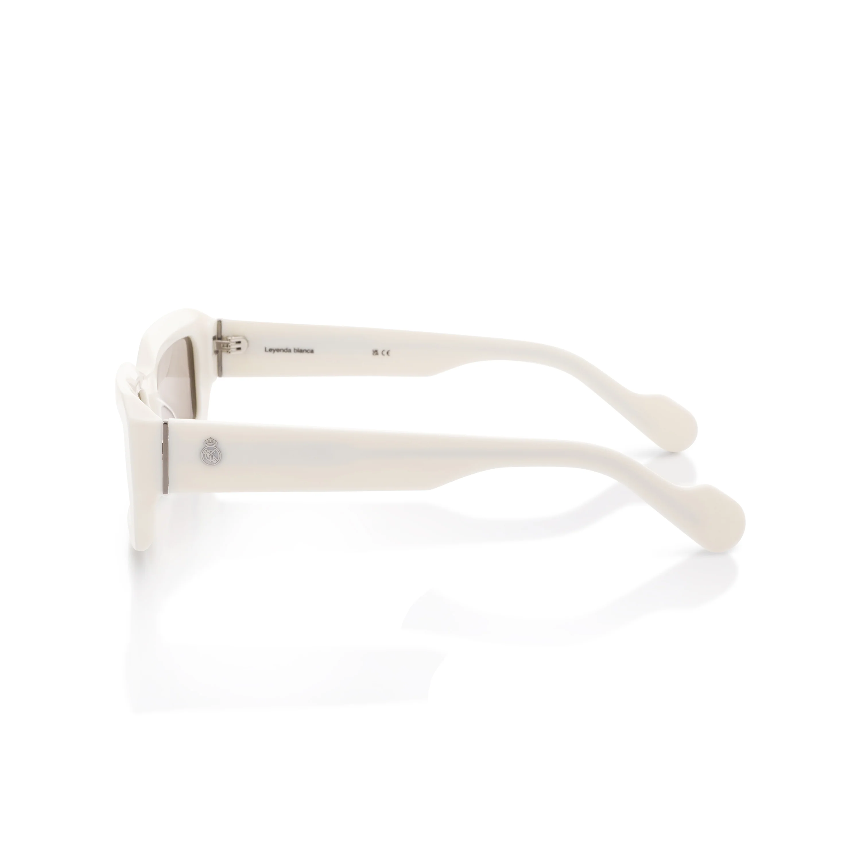 Square Real Madrid Acetate Sunglasses White - Image 7