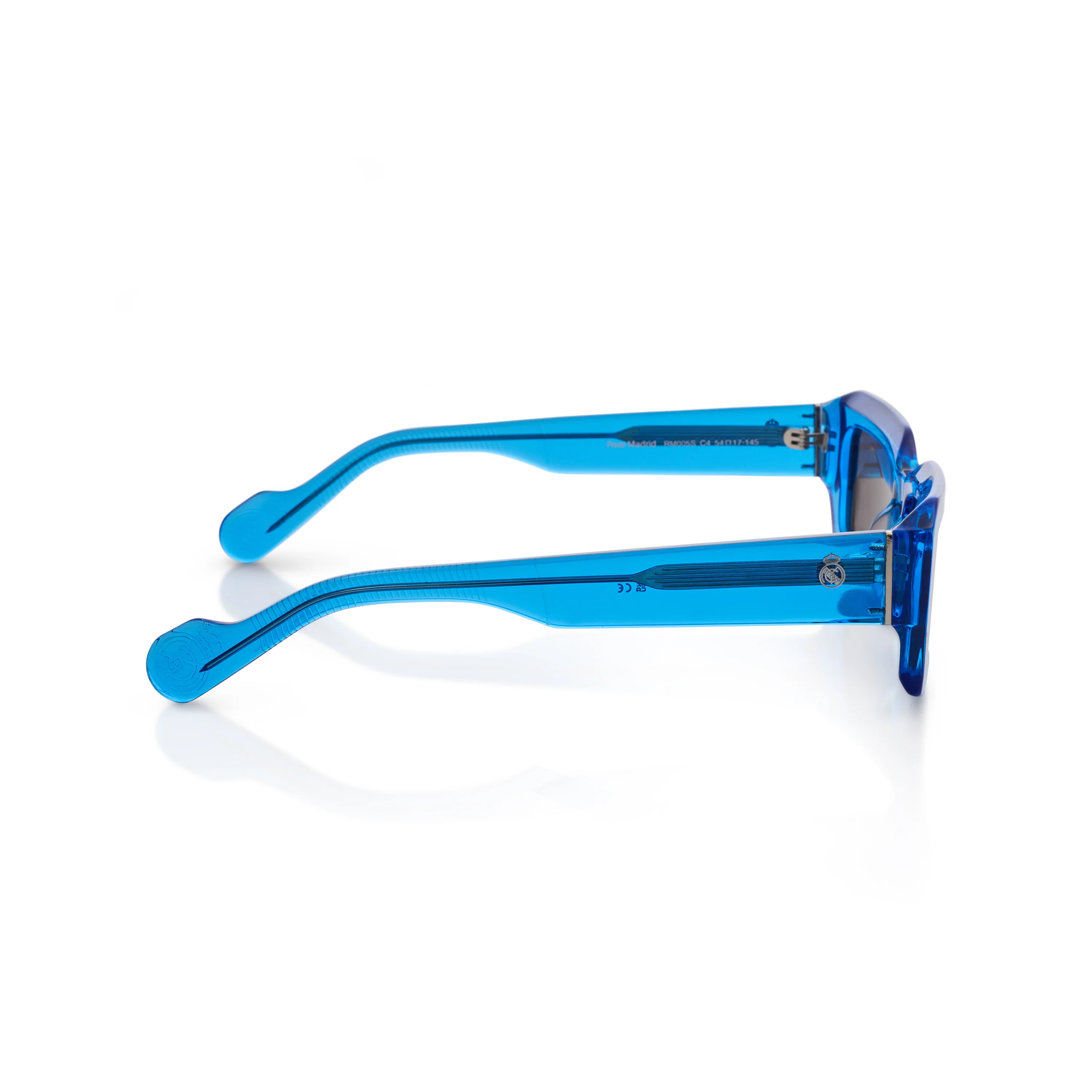 Square Real Madrid Acetate Sunglasses Blue - Image 6