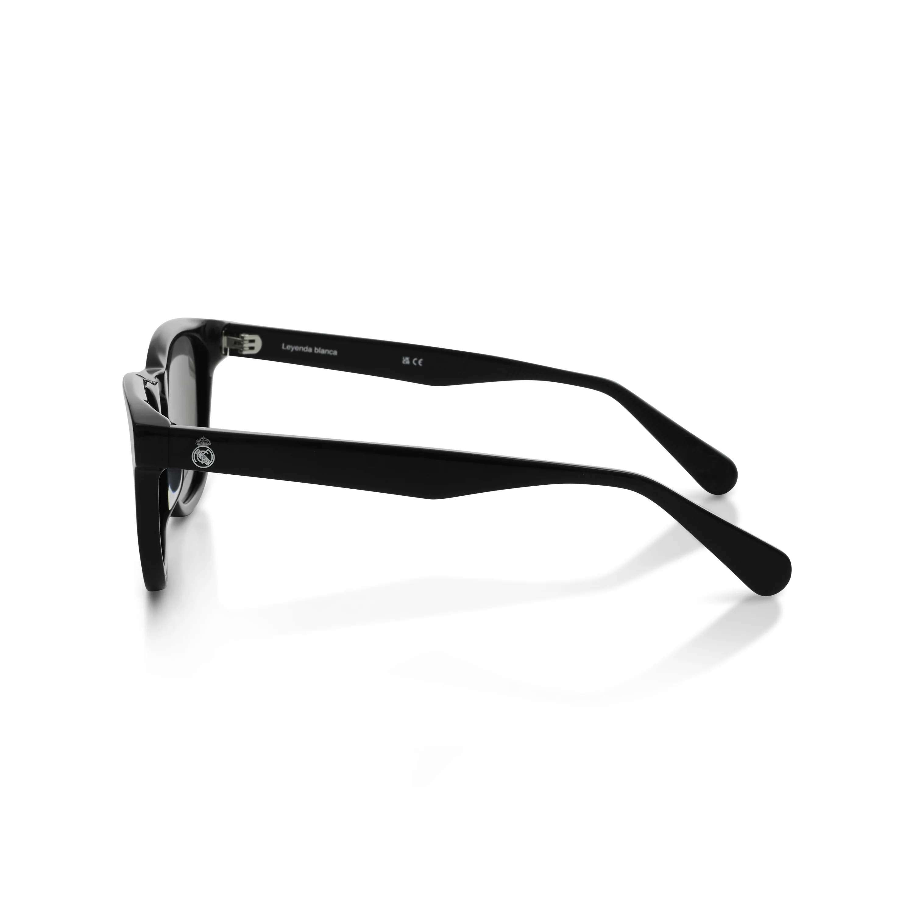 Round Real Madrid Acetate Sunglasses Black - Image 7