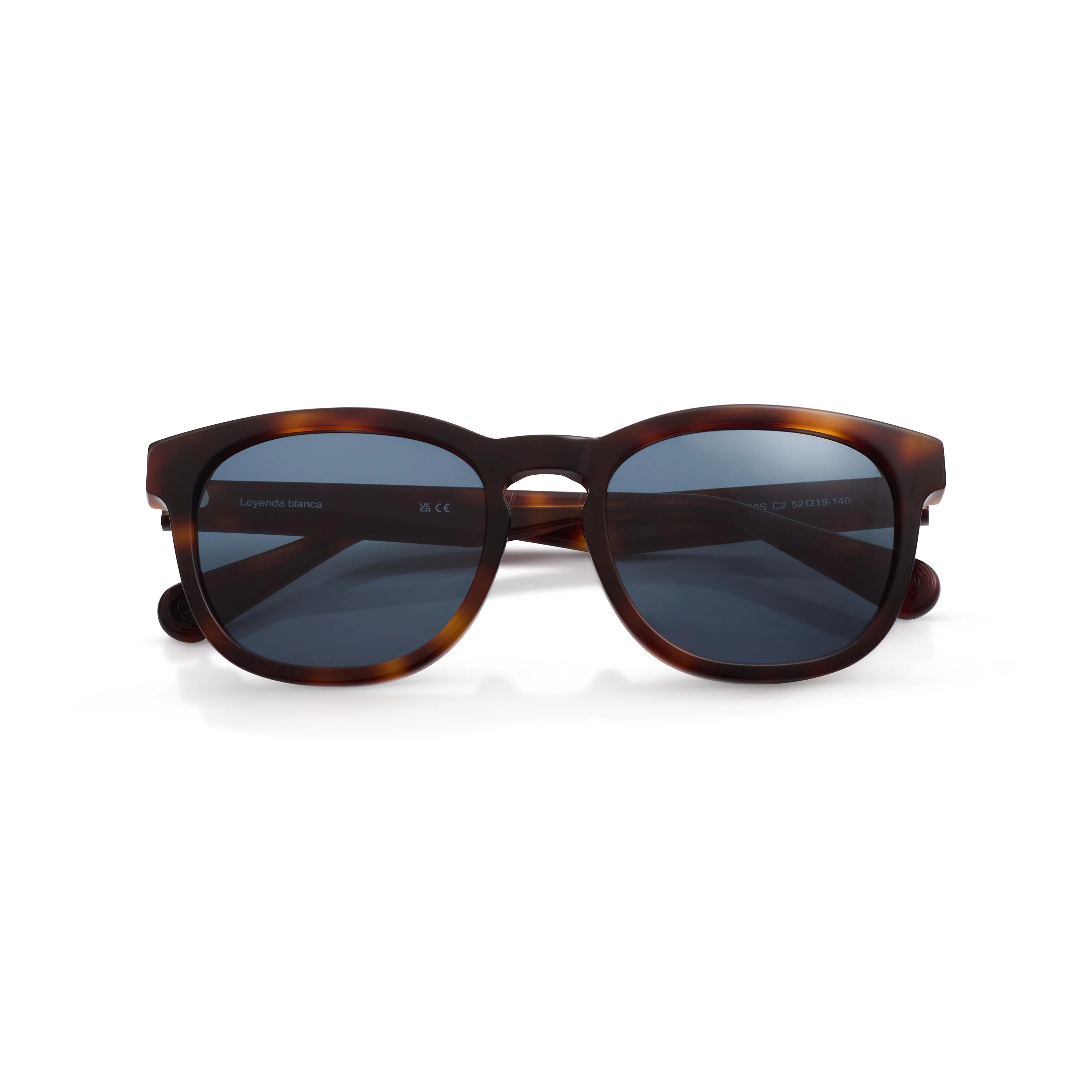 Round Real Madrid Acetate Sunglasses Tortoiseshell - Image 4