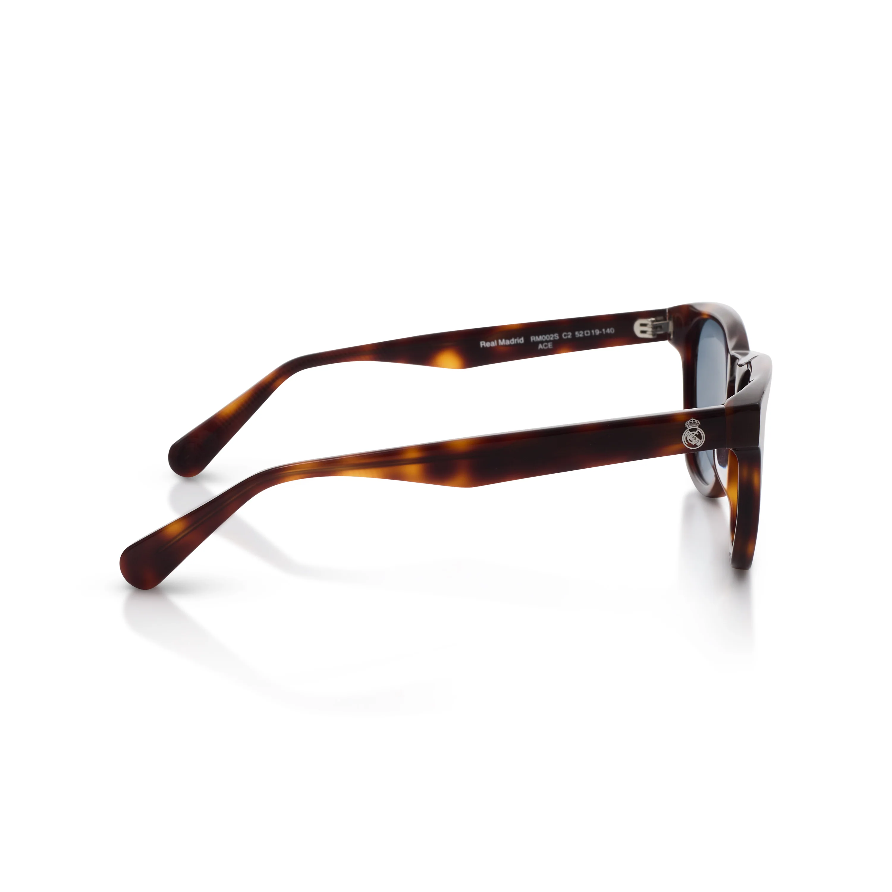 Round Real Madrid Acetate Sunglasses Tortoiseshell - Image 5