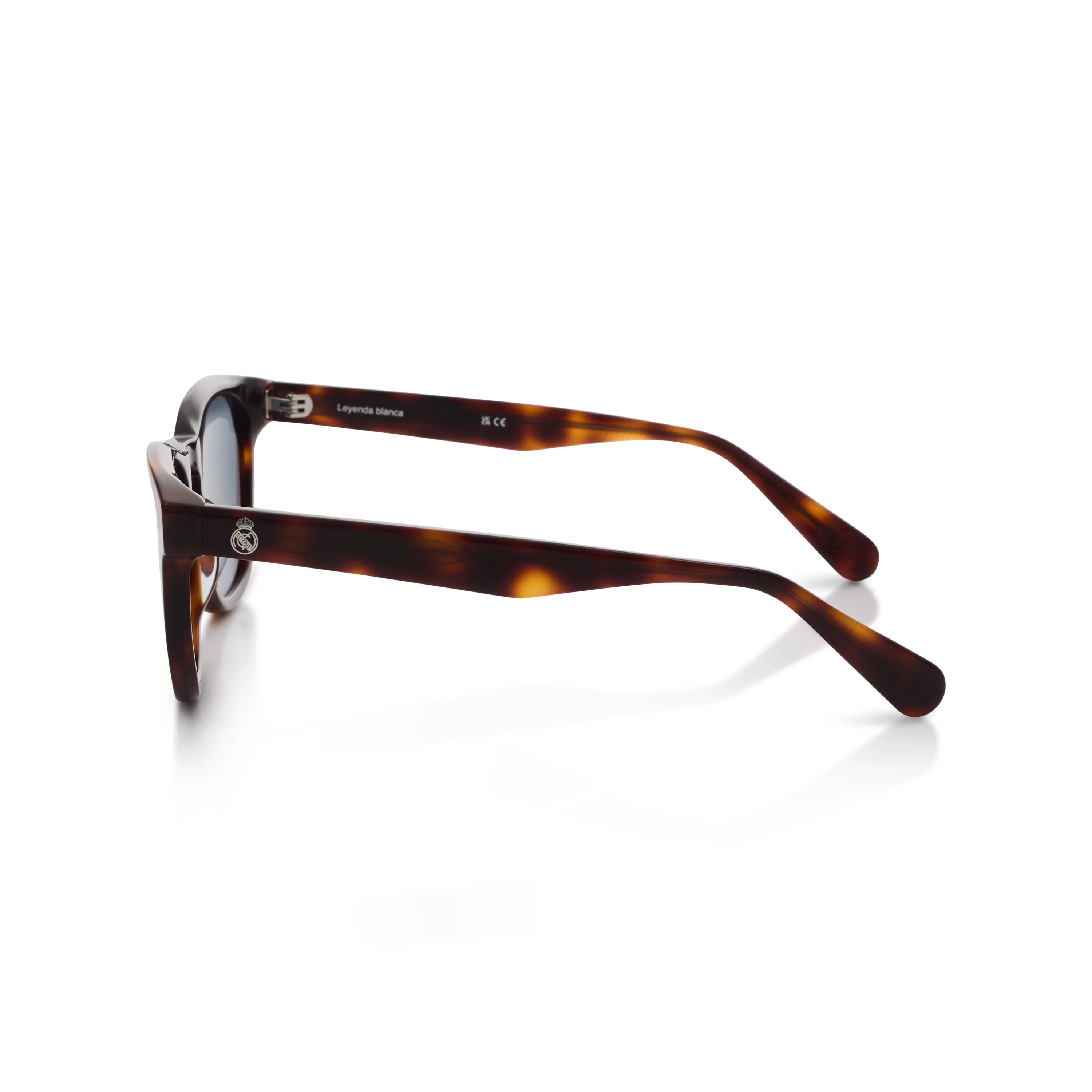 Round Real Madrid Acetate Sunglasses Tortoiseshell - Image 6