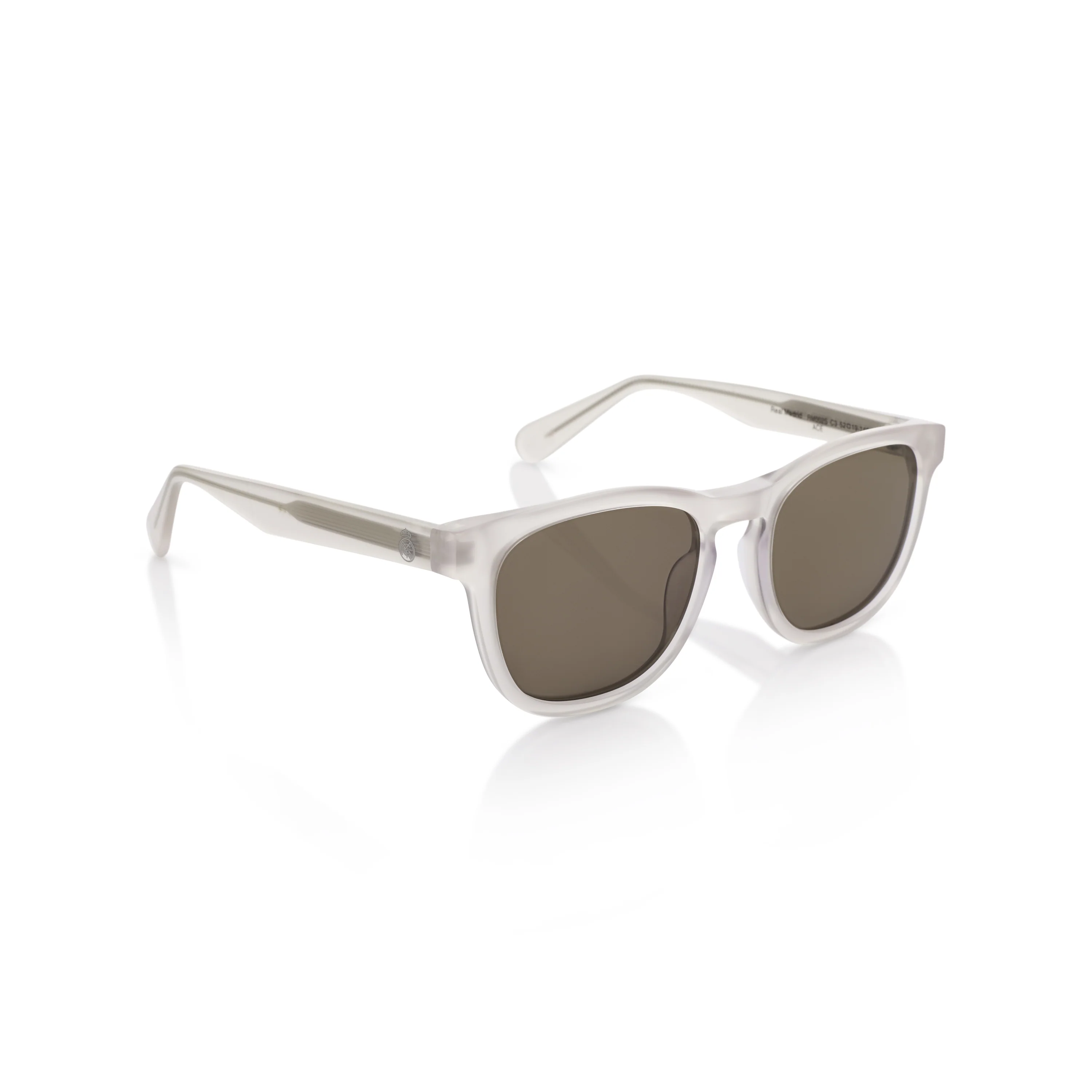 Round Real Madrid Acetate Sunglasses White - Image 4