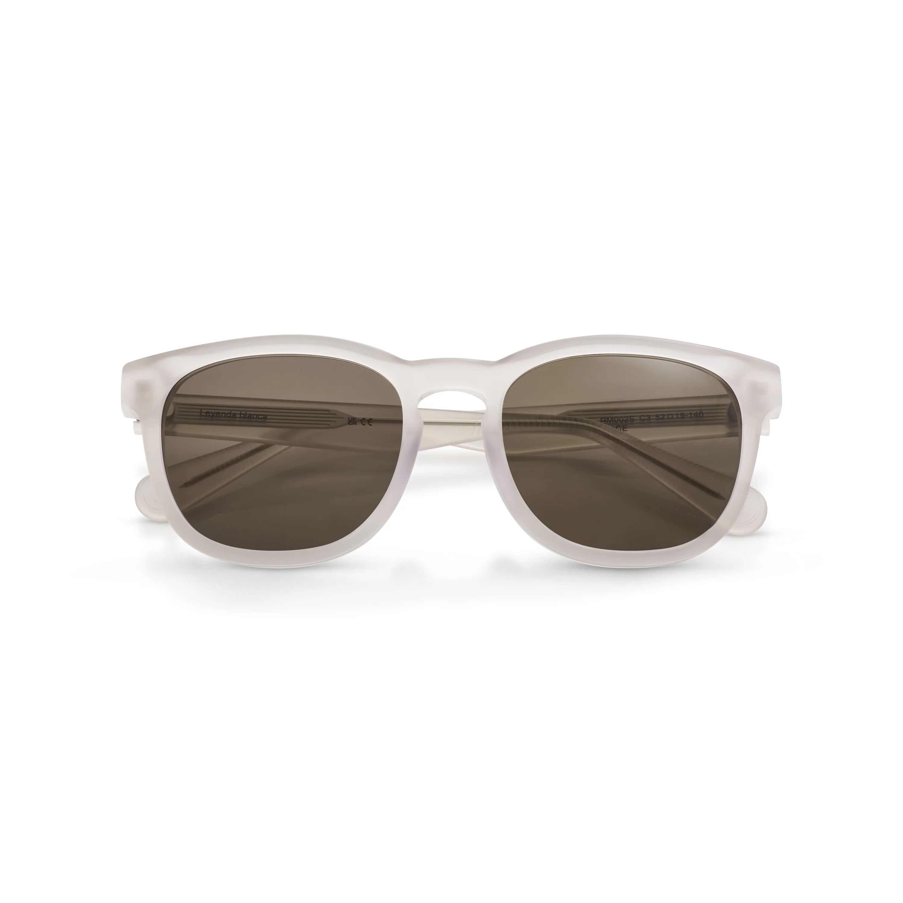 Round Real Madrid Acetate Sunglasses White - Image 5