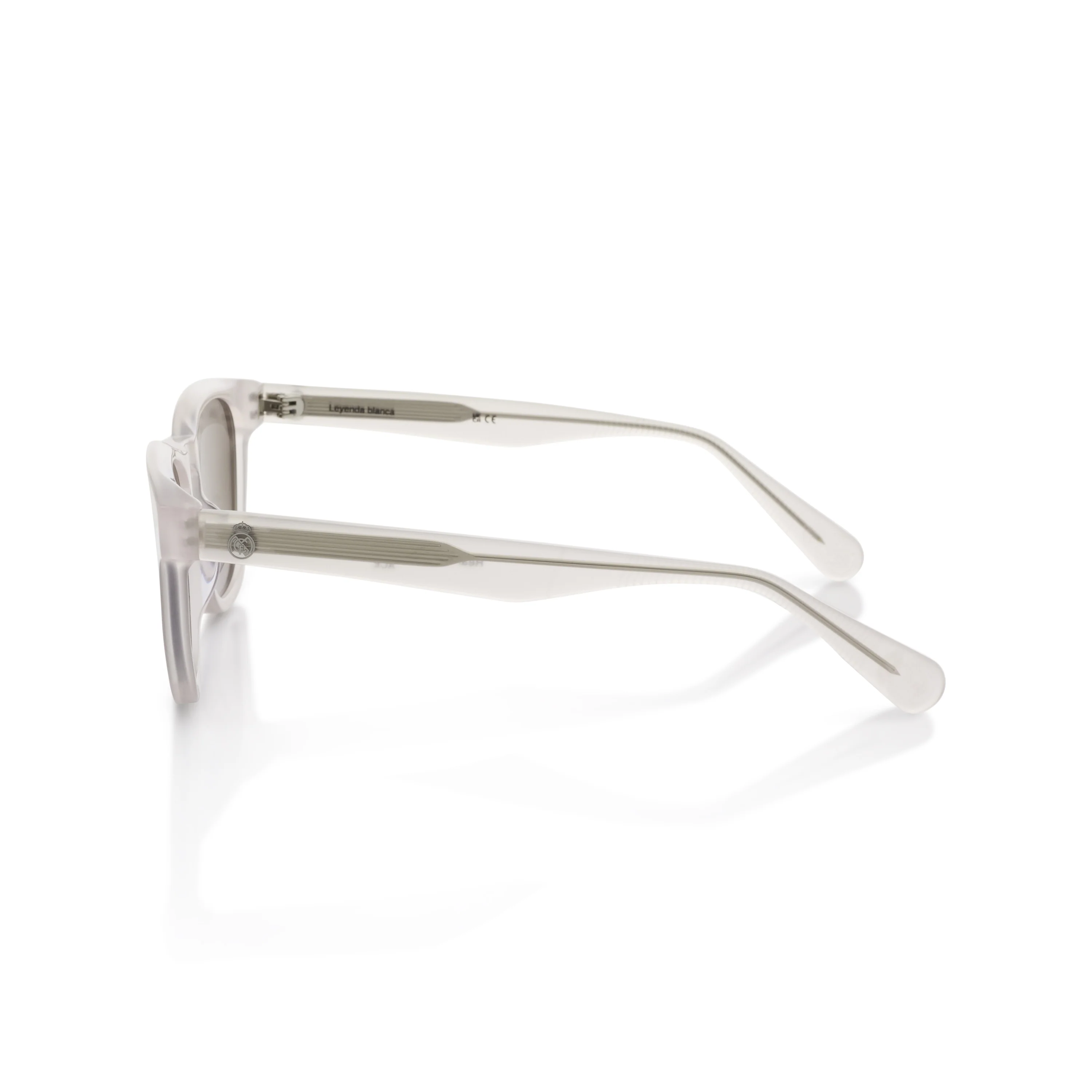 Round Real Madrid Acetate Sunglasses White - Image 7