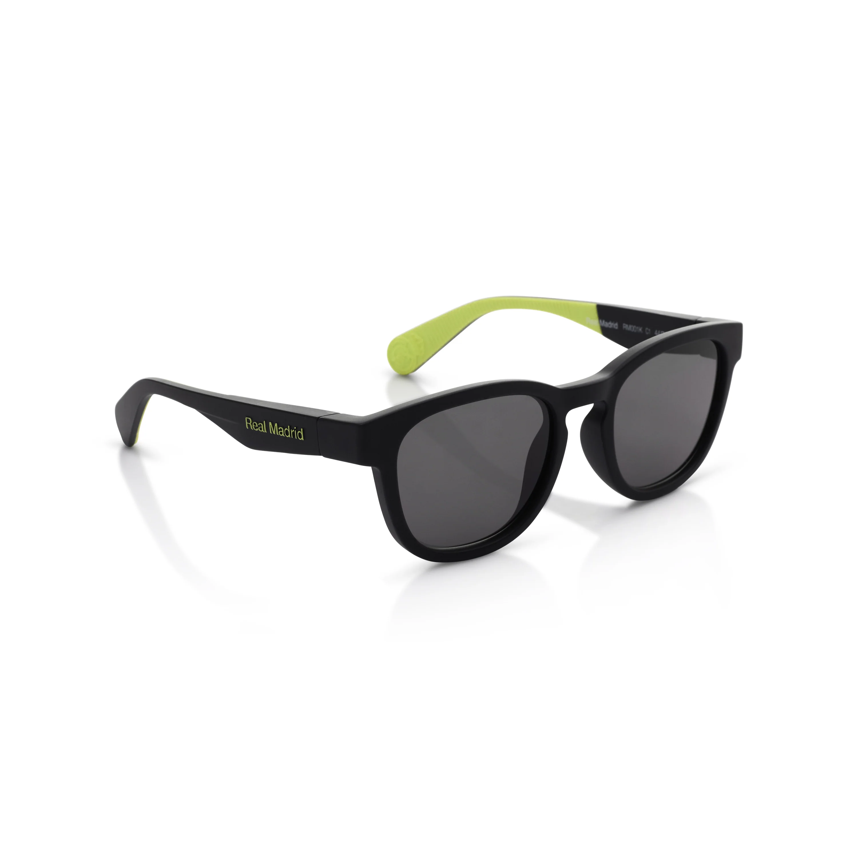 Kids Round Real Madrid Sunglasses Black - Image 3