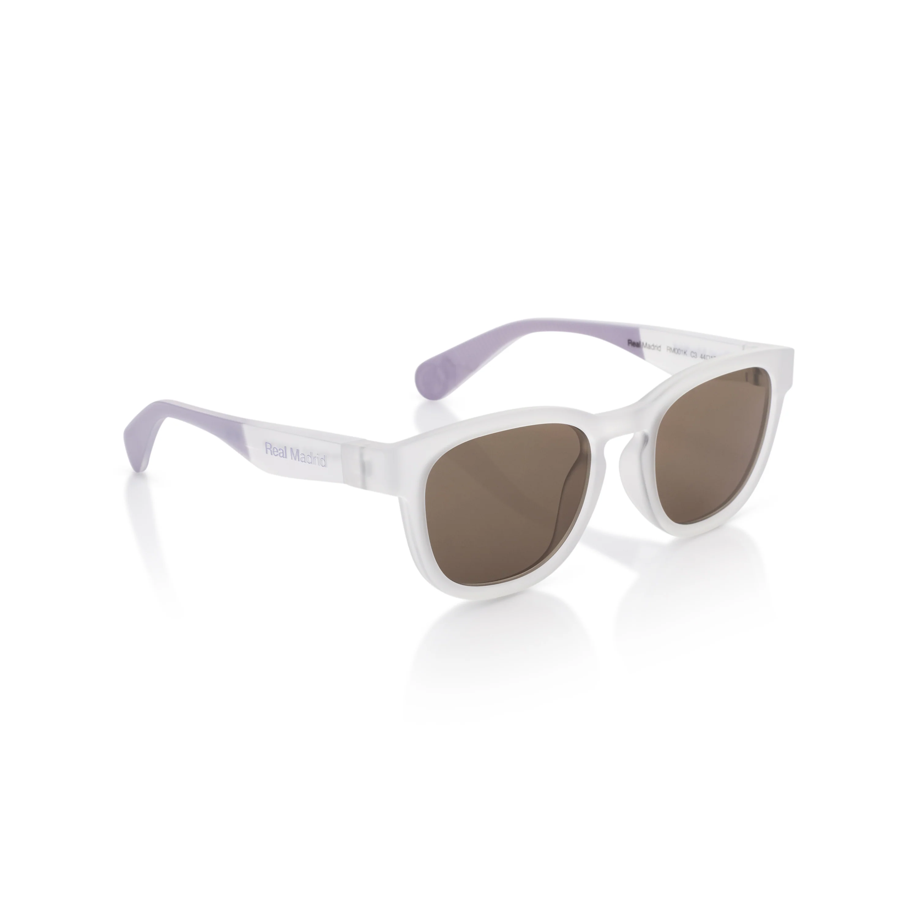 Kids Round Real Madrid Sunglasses White - Image 3