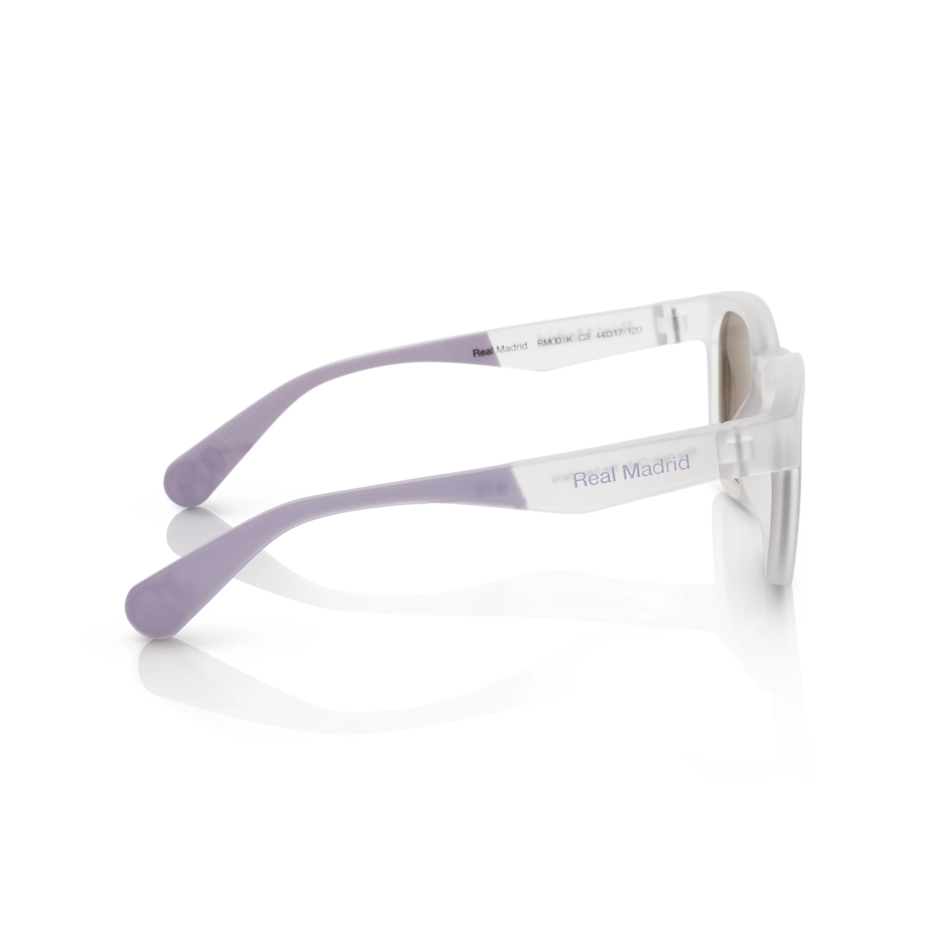 Kids Round Real Madrid Sunglasses White - Image 5