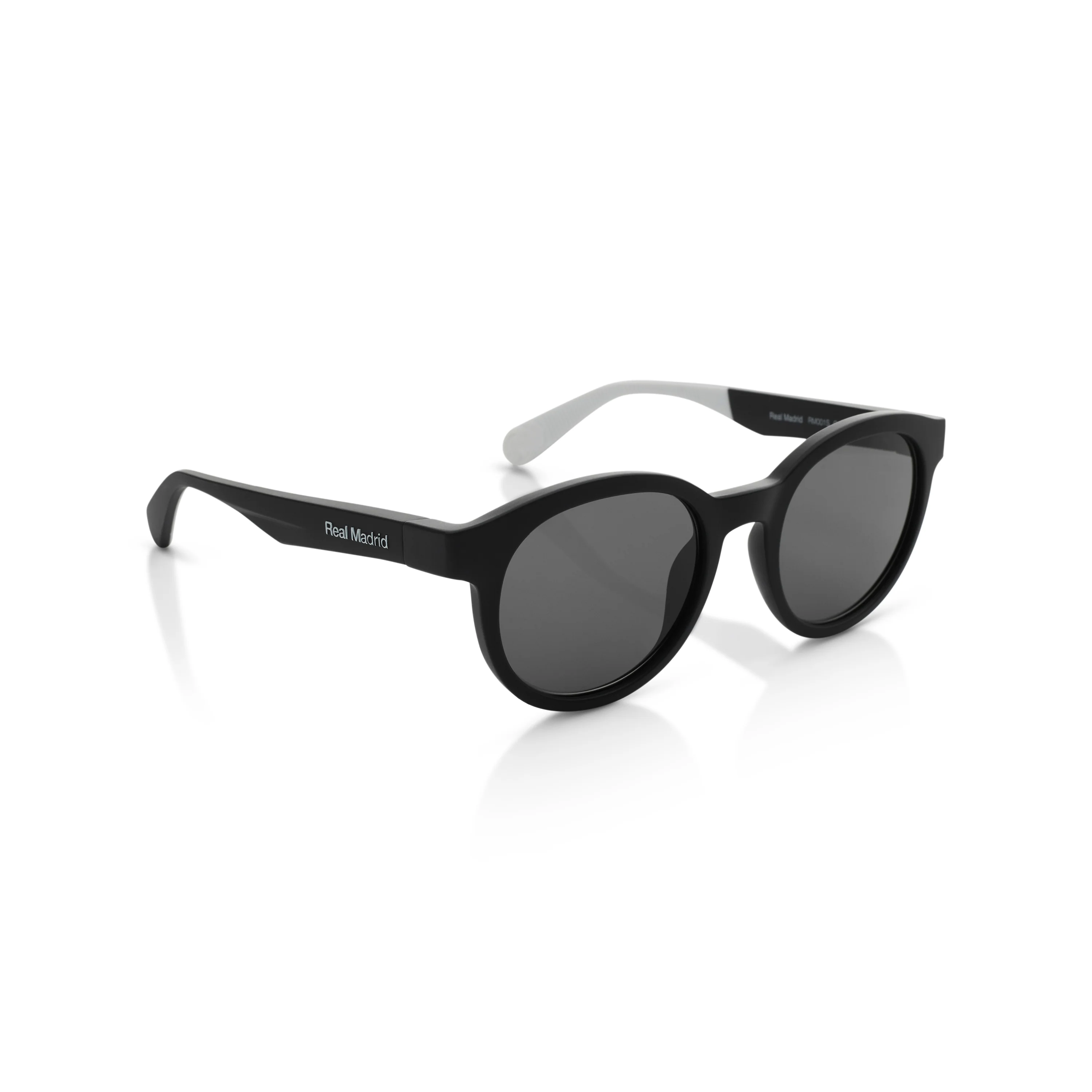 Round Real Madrid Sunglasses Black - Image 3