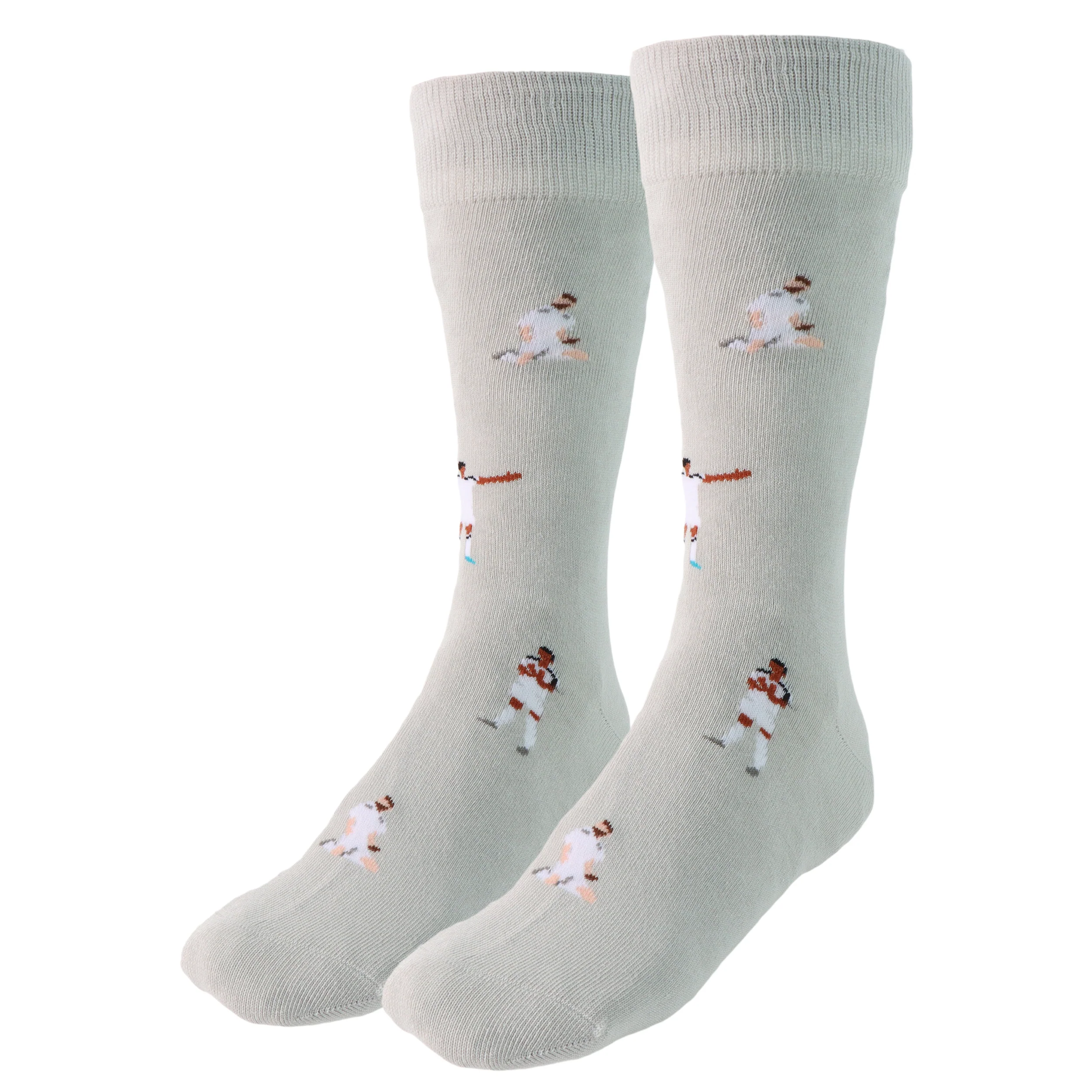 Long Youth Player Grey Socks - Image 2