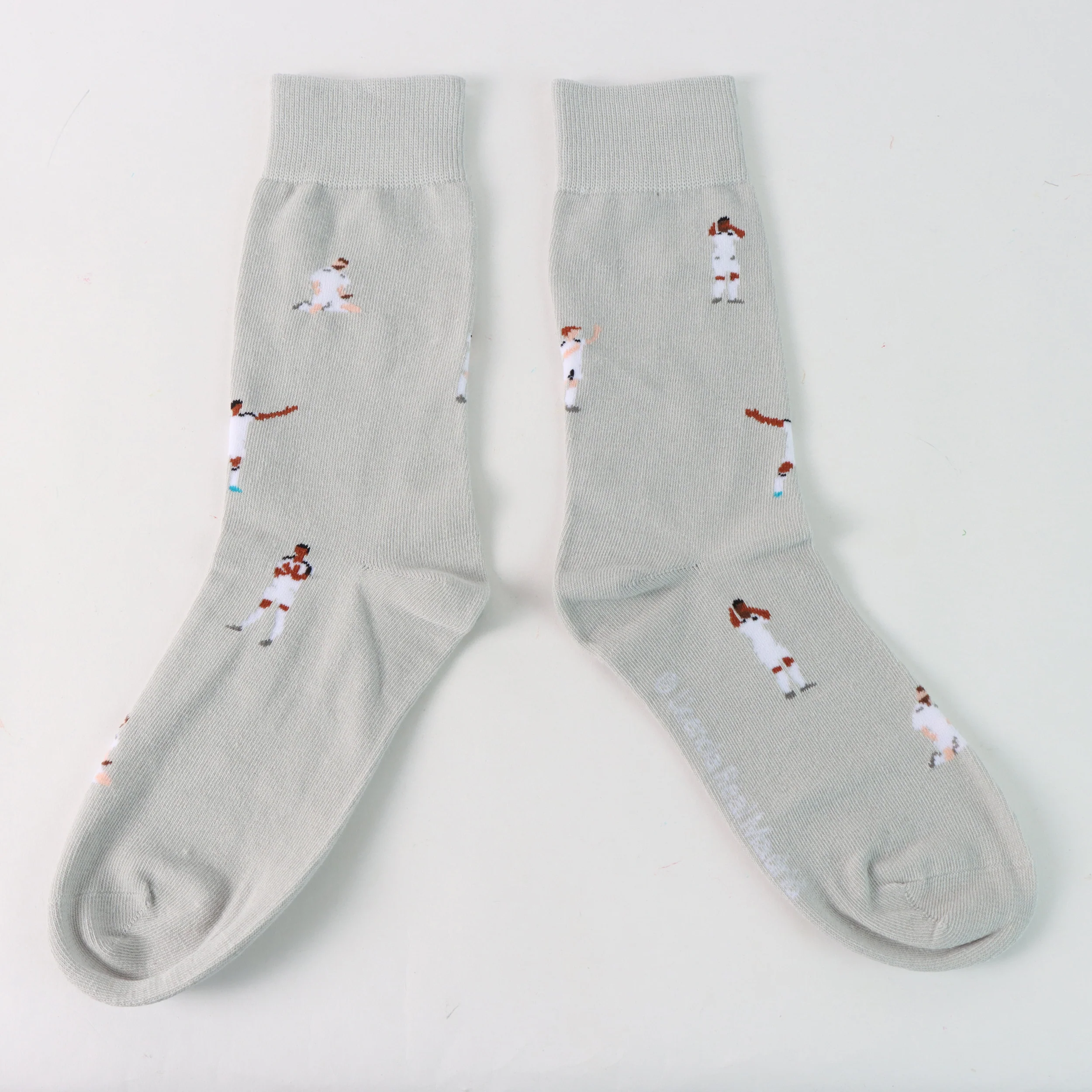 Long Youth Player Grey Socks - Image 6
