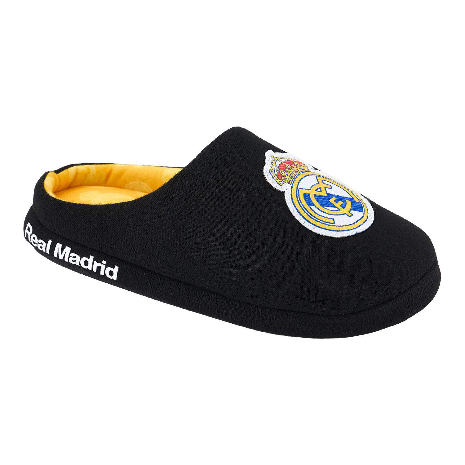 Black/Yellow Kid's Home Slippers - Image 2