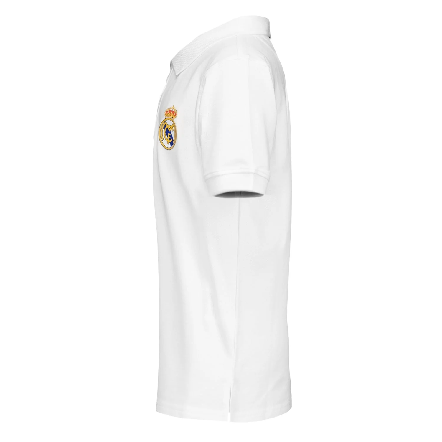 Kids ECO Essentials Real Madrid Color Crest Polo White - Image 3