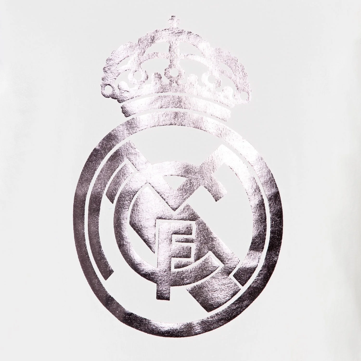 Real Madrid Infant Crest T-Shirt White/Silver - Image 2