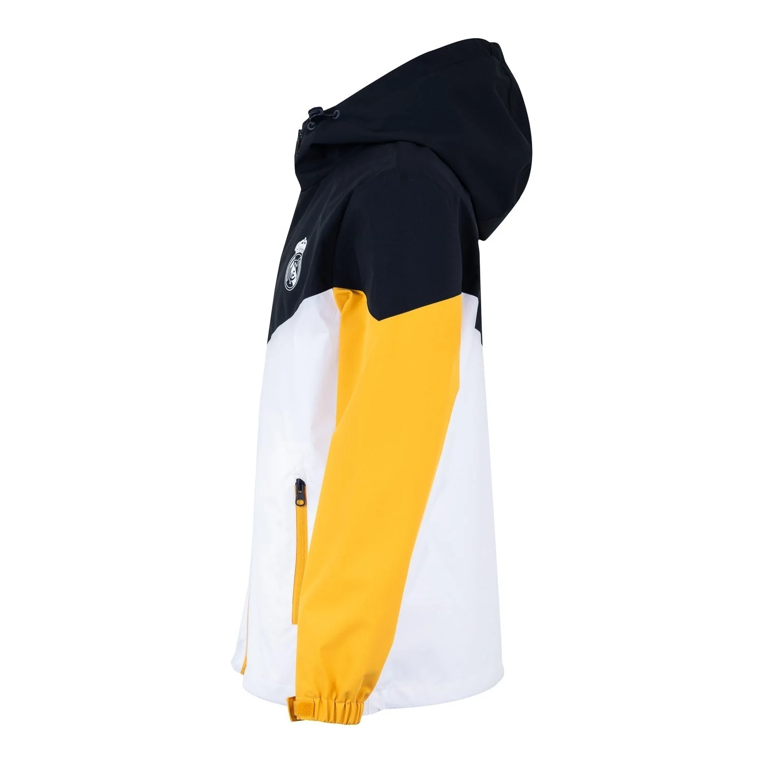 Kids Outerwear Color Block Windbreaker White - Image 5