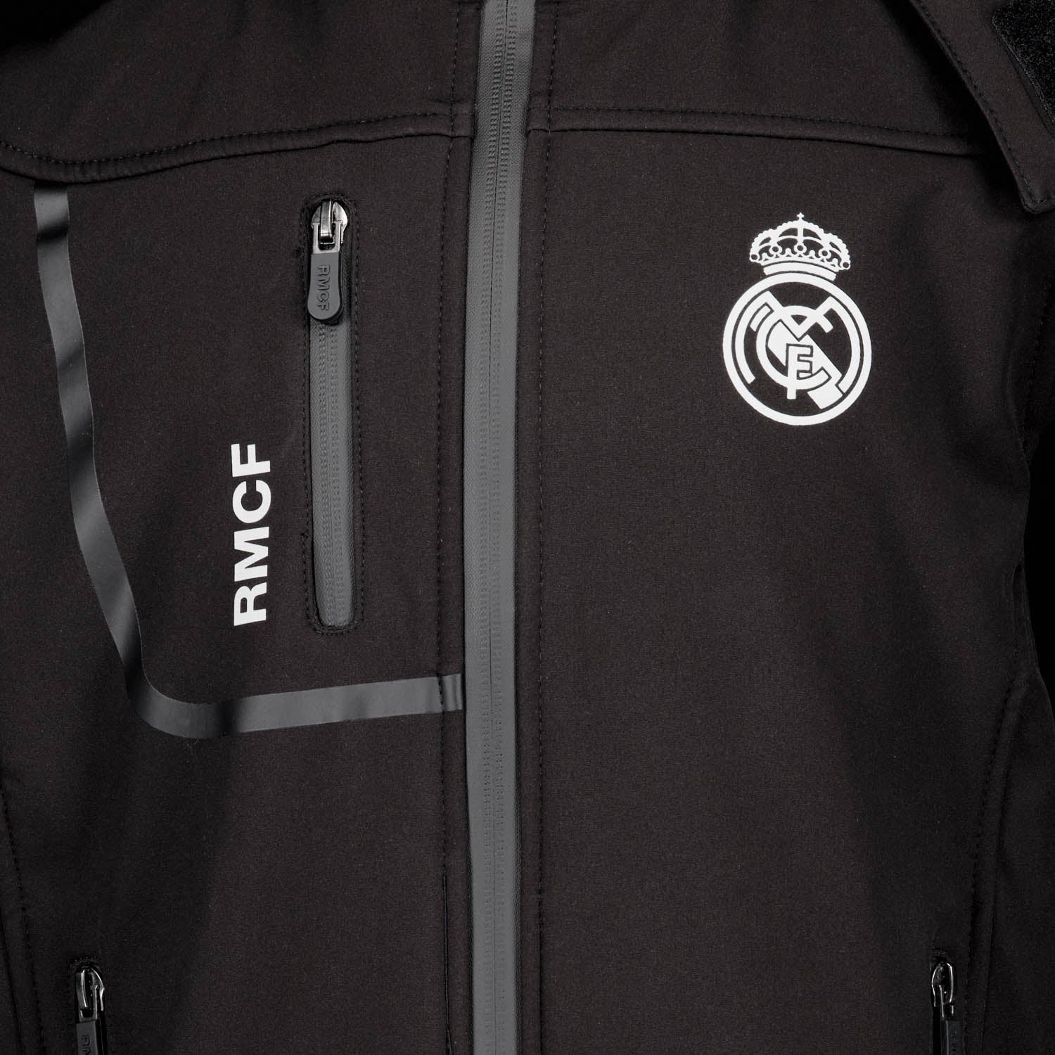Kids Softshell Jacket Black Real Madrid - Image 3
