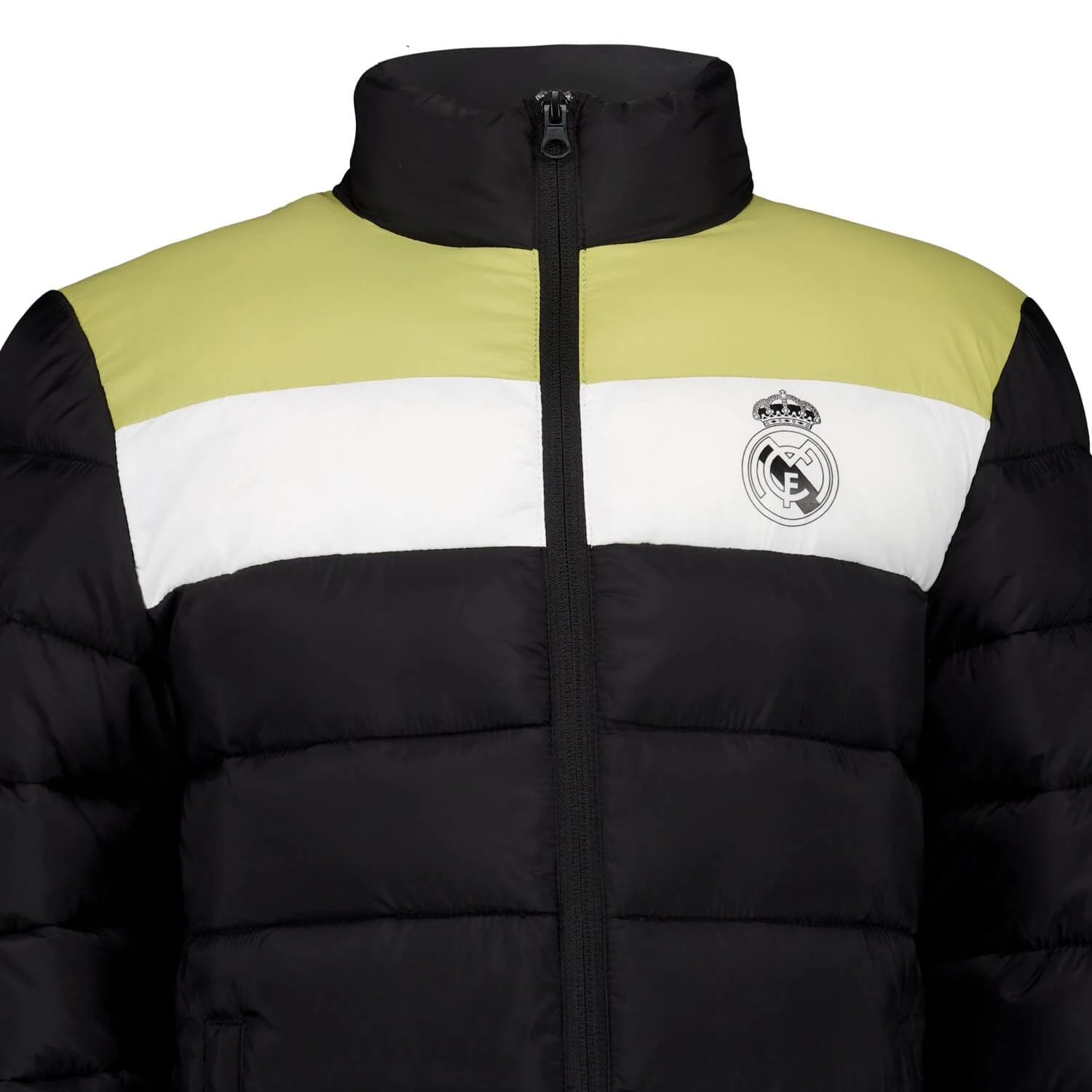 Kids Outerwear Padded Jacket Color Block Black Real Madrid - Image 3