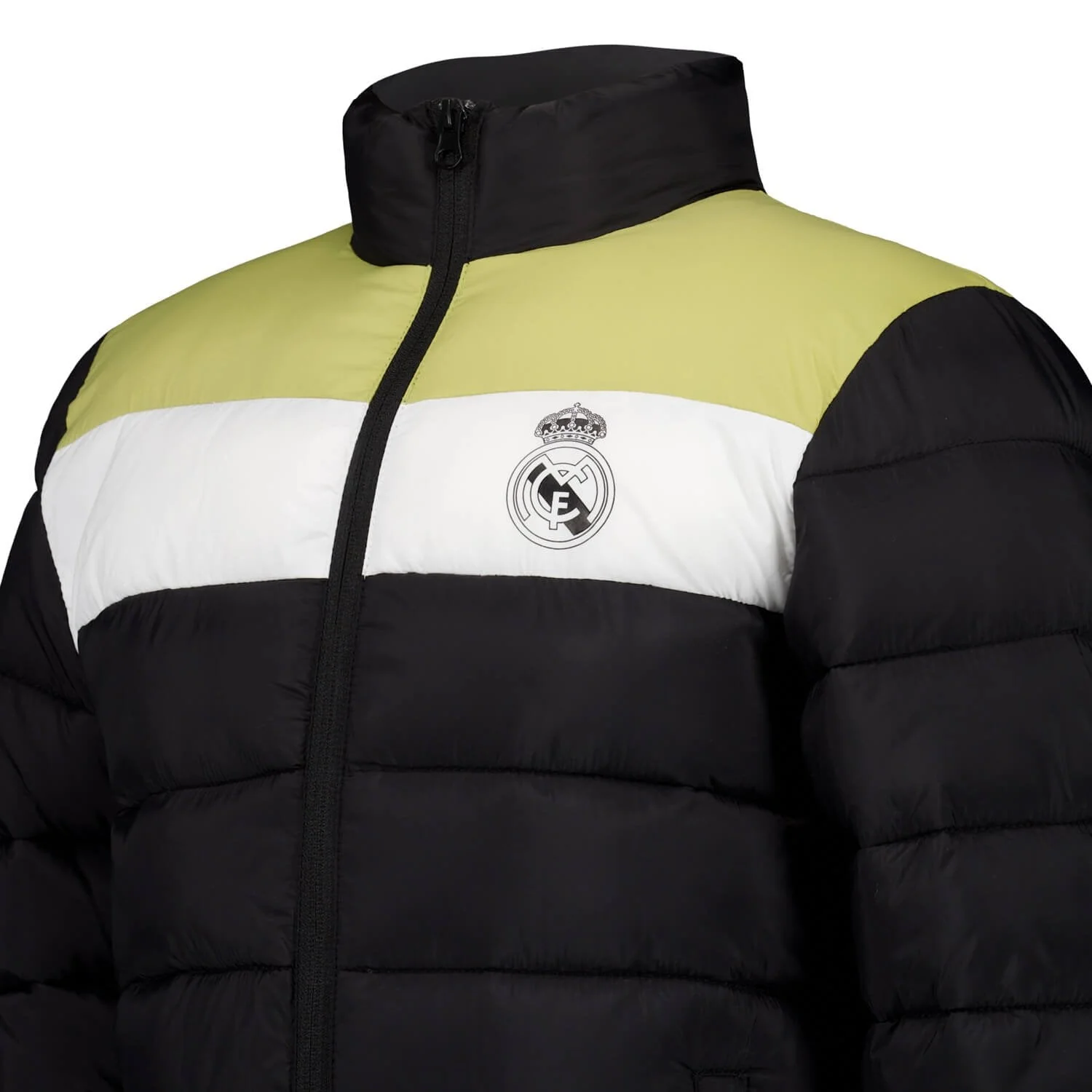 Kids Outerwear Padded Jacket Color Block Black Real Madrid - Image 4