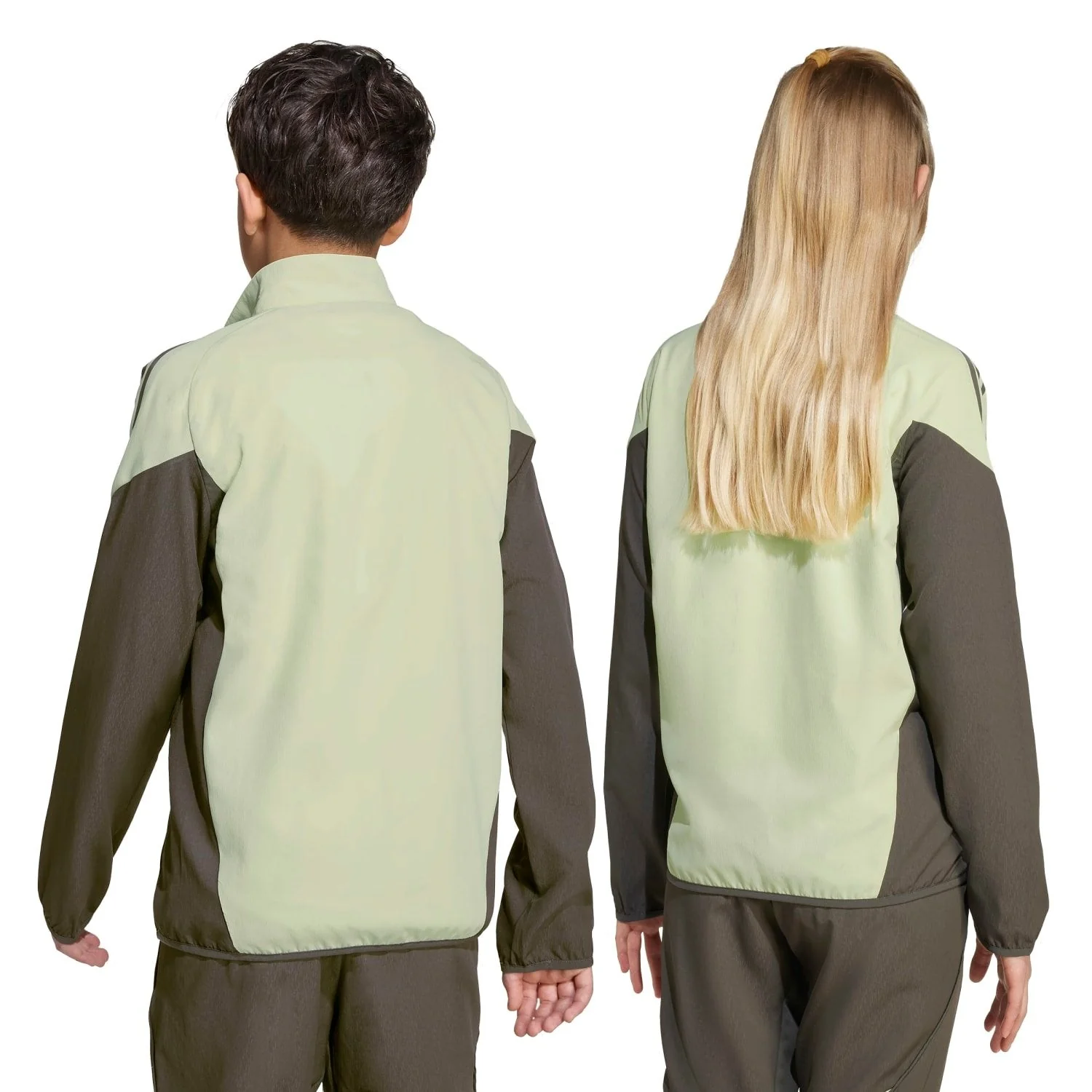 Kids adidas Training Tracksuit Jacket 25/26 Lime Green - Image 5