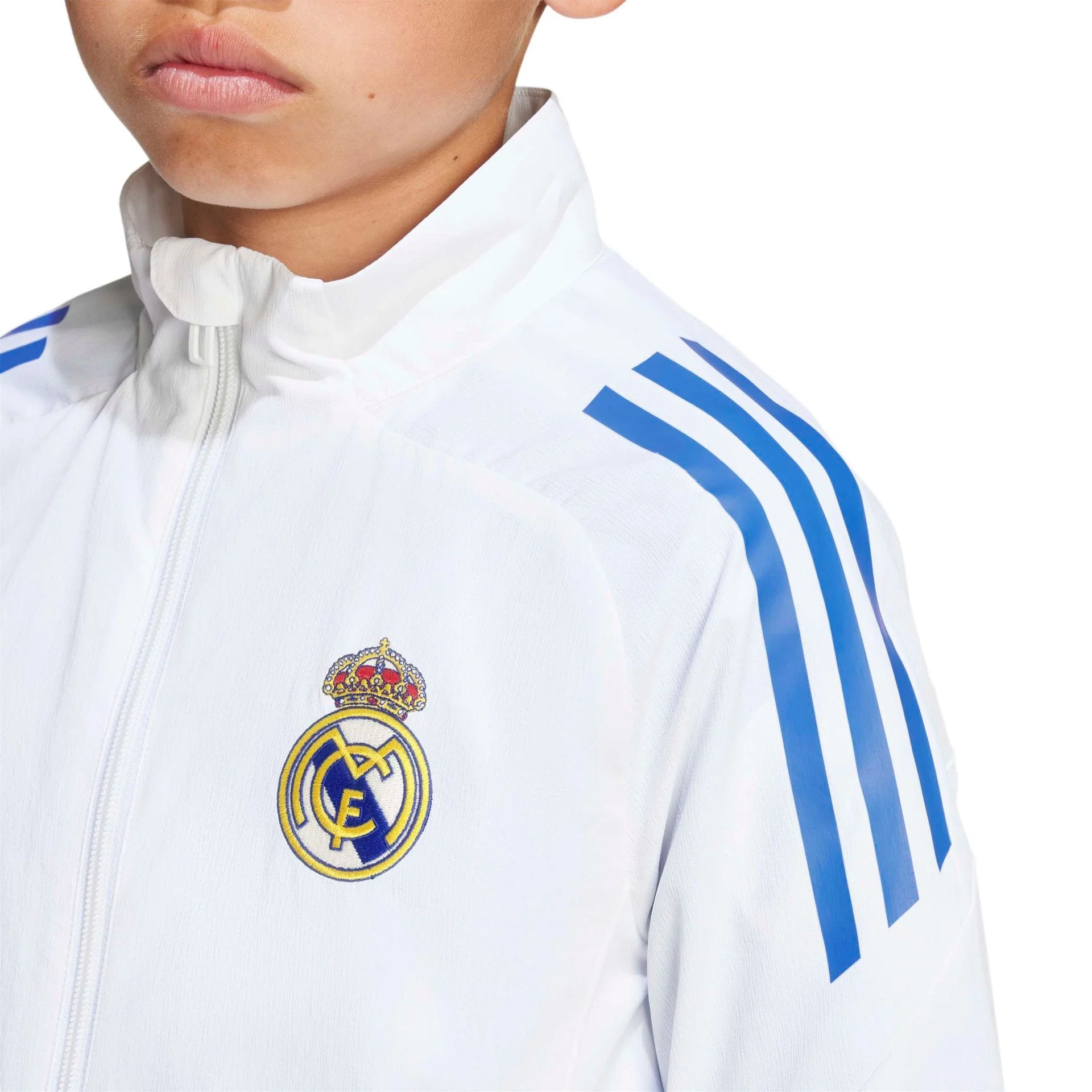 Kids adidas UCL Training Tracksuit Jacket 25/26 White - Image 5