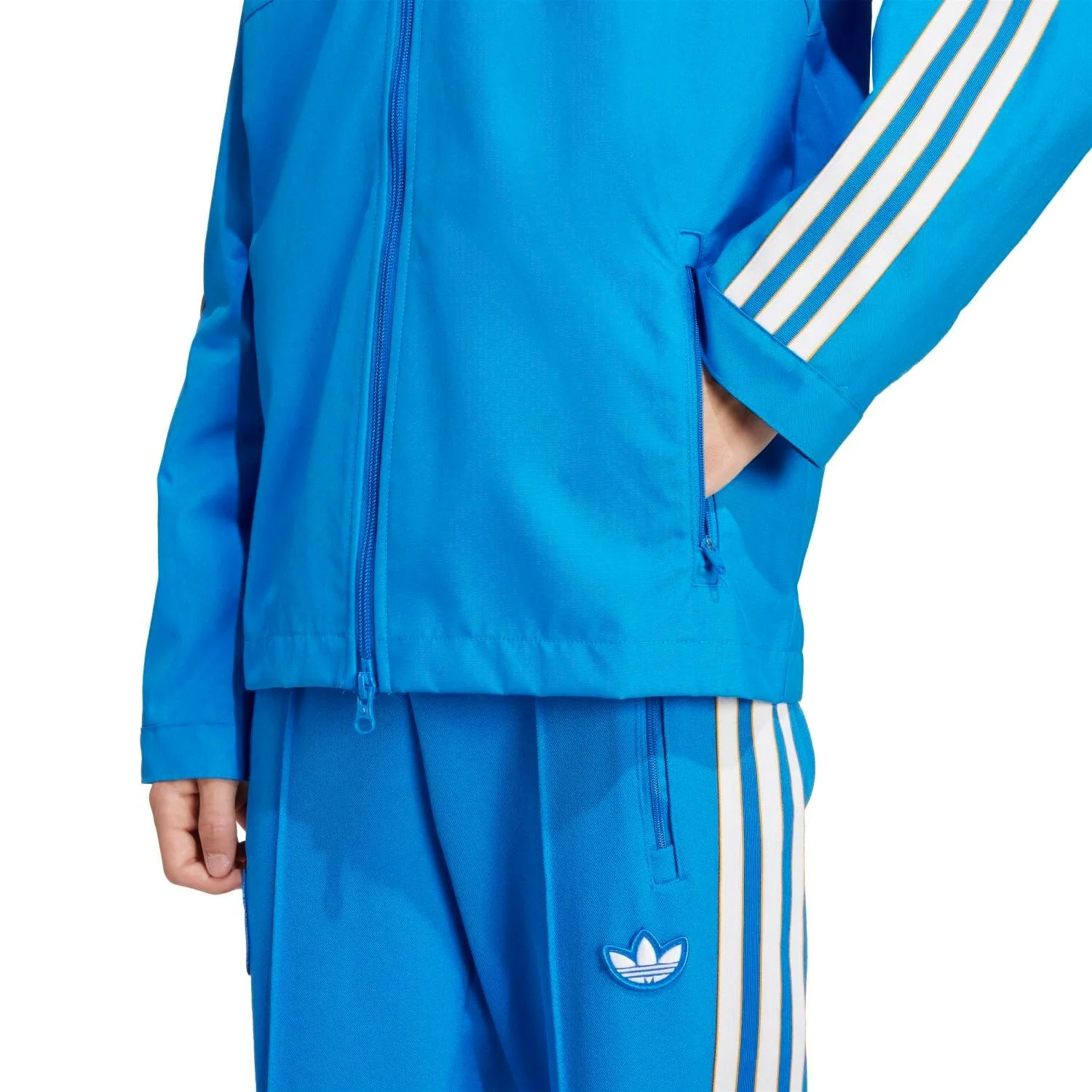 Kids adidas Originals Terrace Icons Parka 25/26 Blue - Image 4