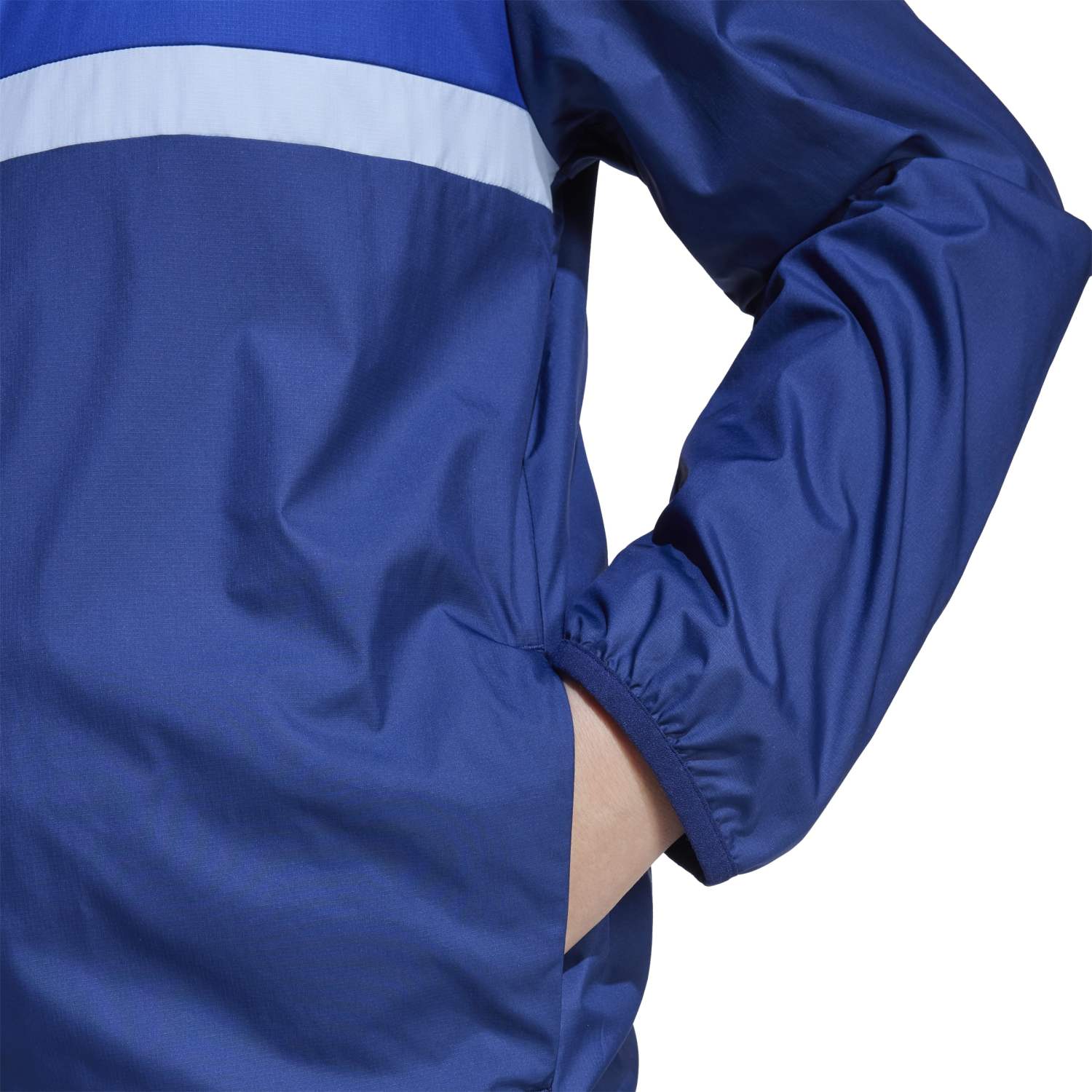 Kids adidas Tiberio Windbreaker Dark Blue - Image 5