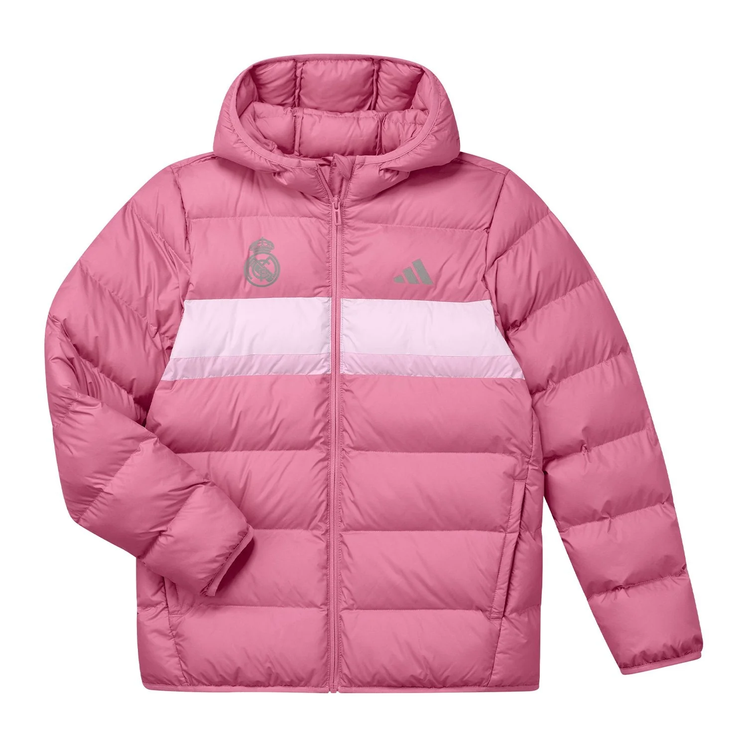 Kids adidas Down Jacket Pink - Image 2