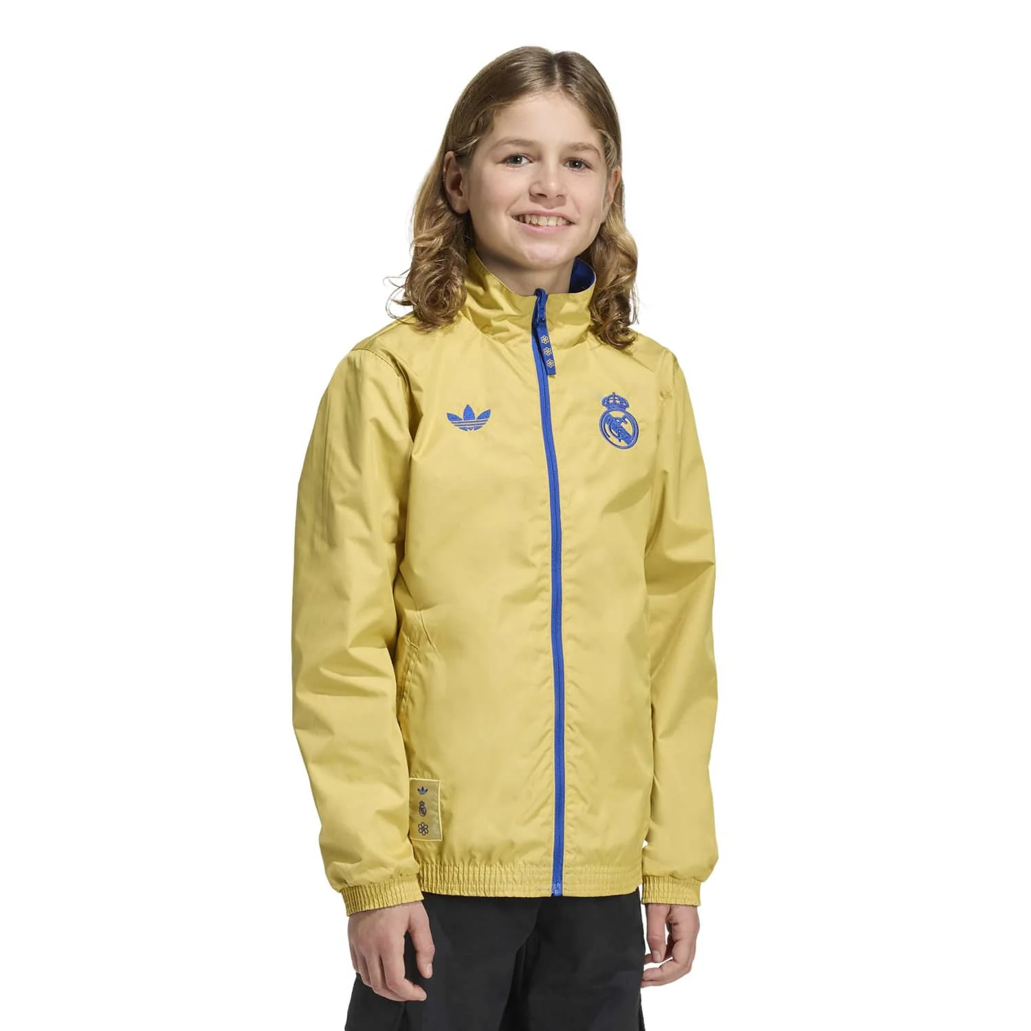 Youth adidas Chinese Knot Pack Reversible Jacket 25/26 Blue - Image 3