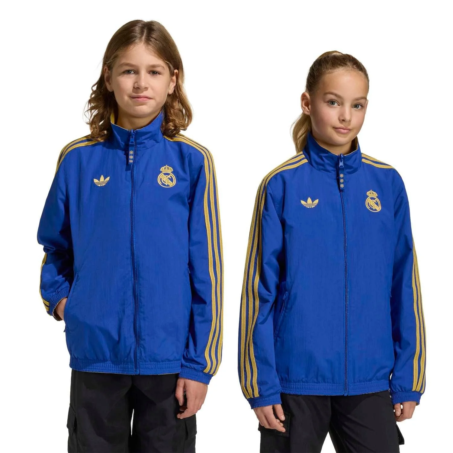 Youth adidas Chinese Knot Pack Reversible Jacket 25/26 Blue - Image 5