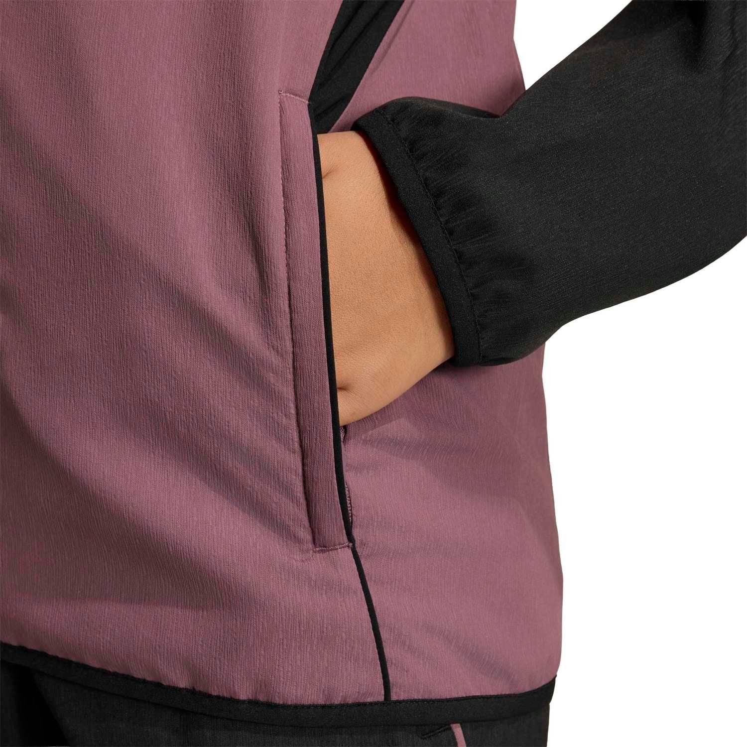Youth adidas Training Tracksuit Jacket 25/26 Purple - Image 5