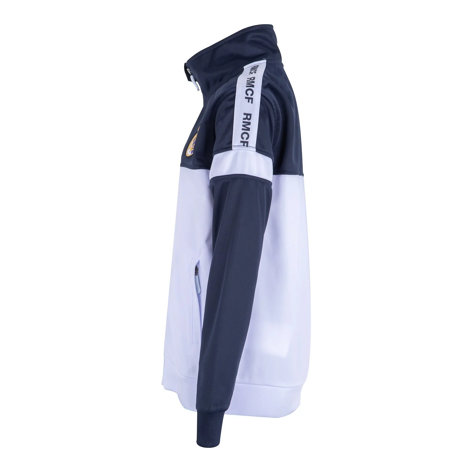 Kids RMCF Tracksuit Navy/White - Image 5