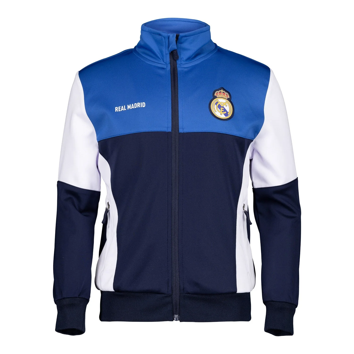 Real Madrid Kids Tracksuit Navy/White - Image 2
