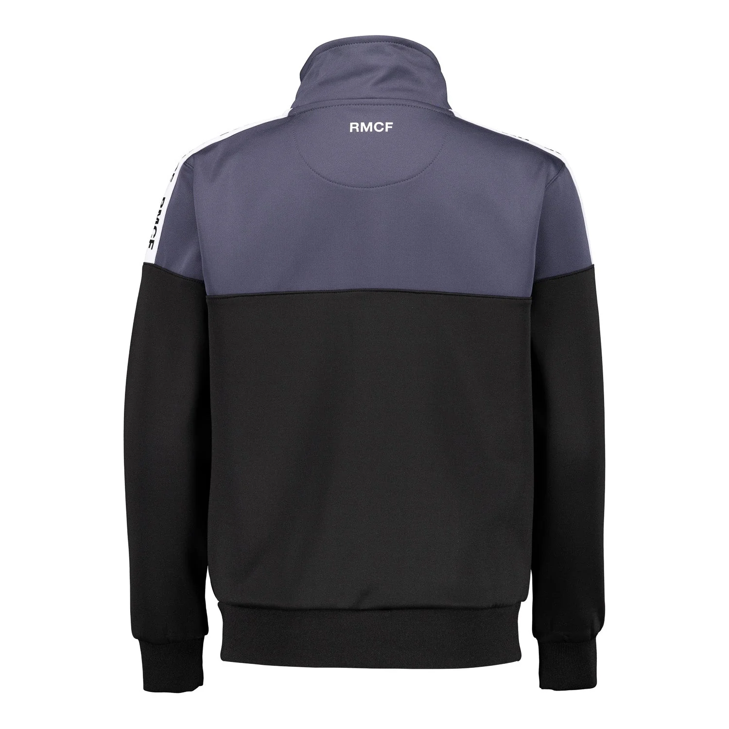 Real Madrid Kids Tracksuit Black/Grey/White - Image 4