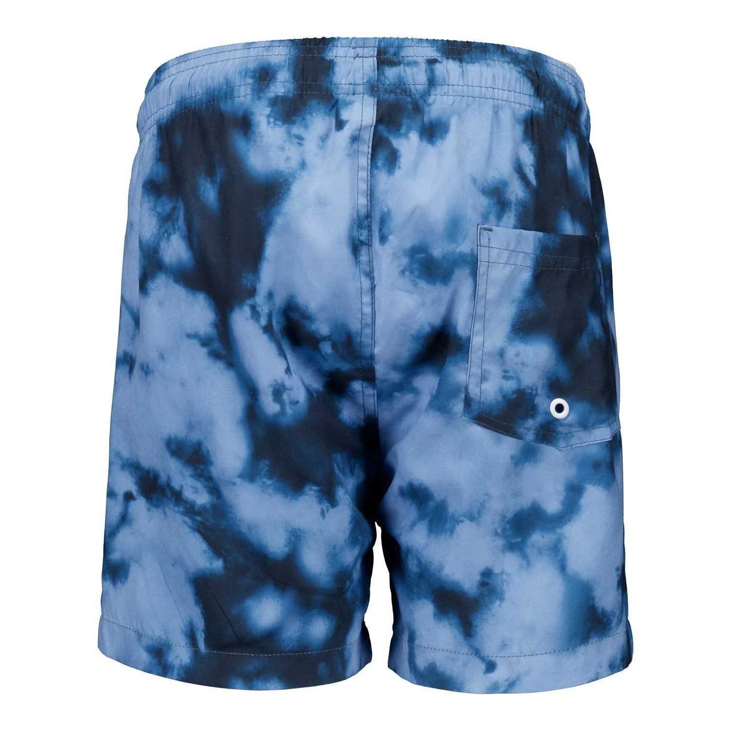 Kids Real Madrid Tye Dye Black Swimshorts - Image 4
