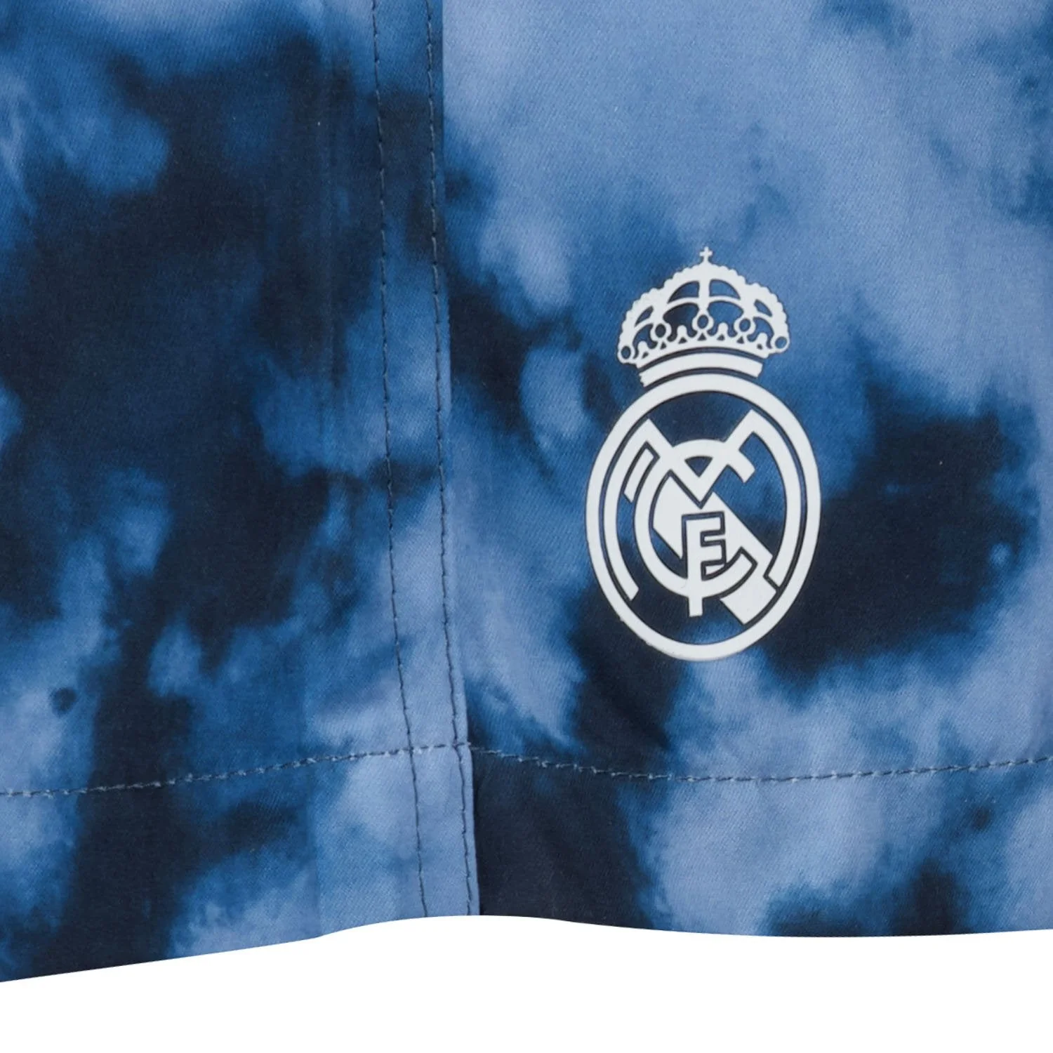 Kids Real Madrid Tye Dye Black Swimshorts - Image 5