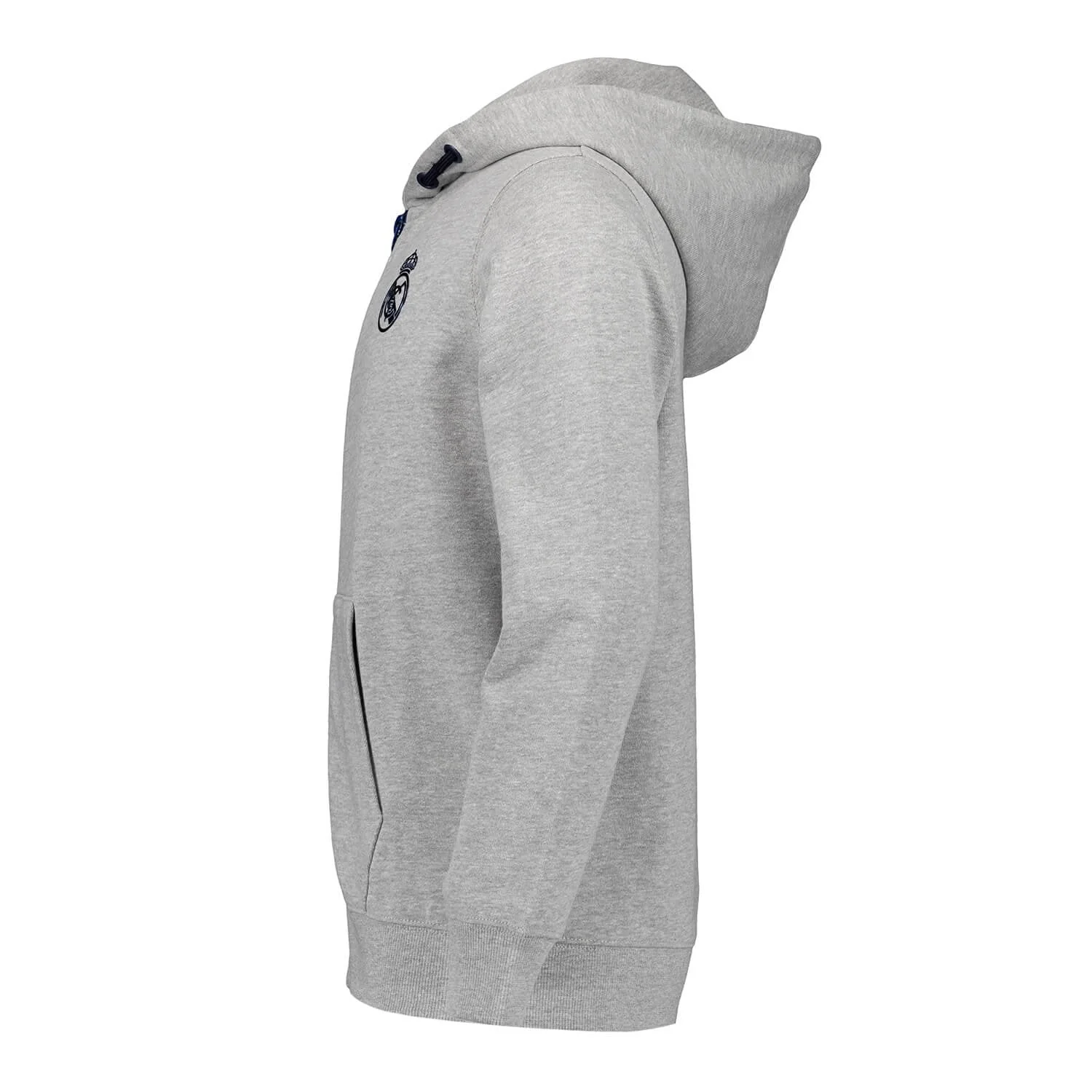 Kids Tracksuit Fan Kids Ombre Zip Grey Melange Real Madrid - Image 5