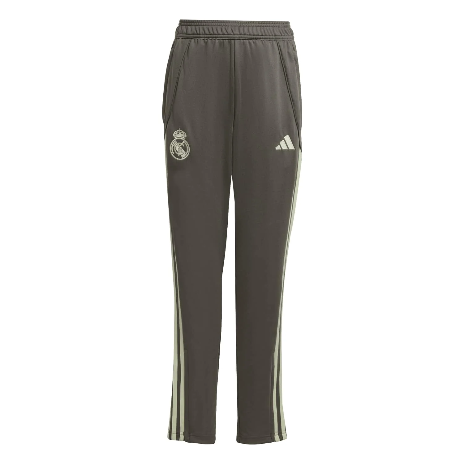 Kids adidas Training Tracksuit 25/26 Lime Green/ Dark Olive - Image 3